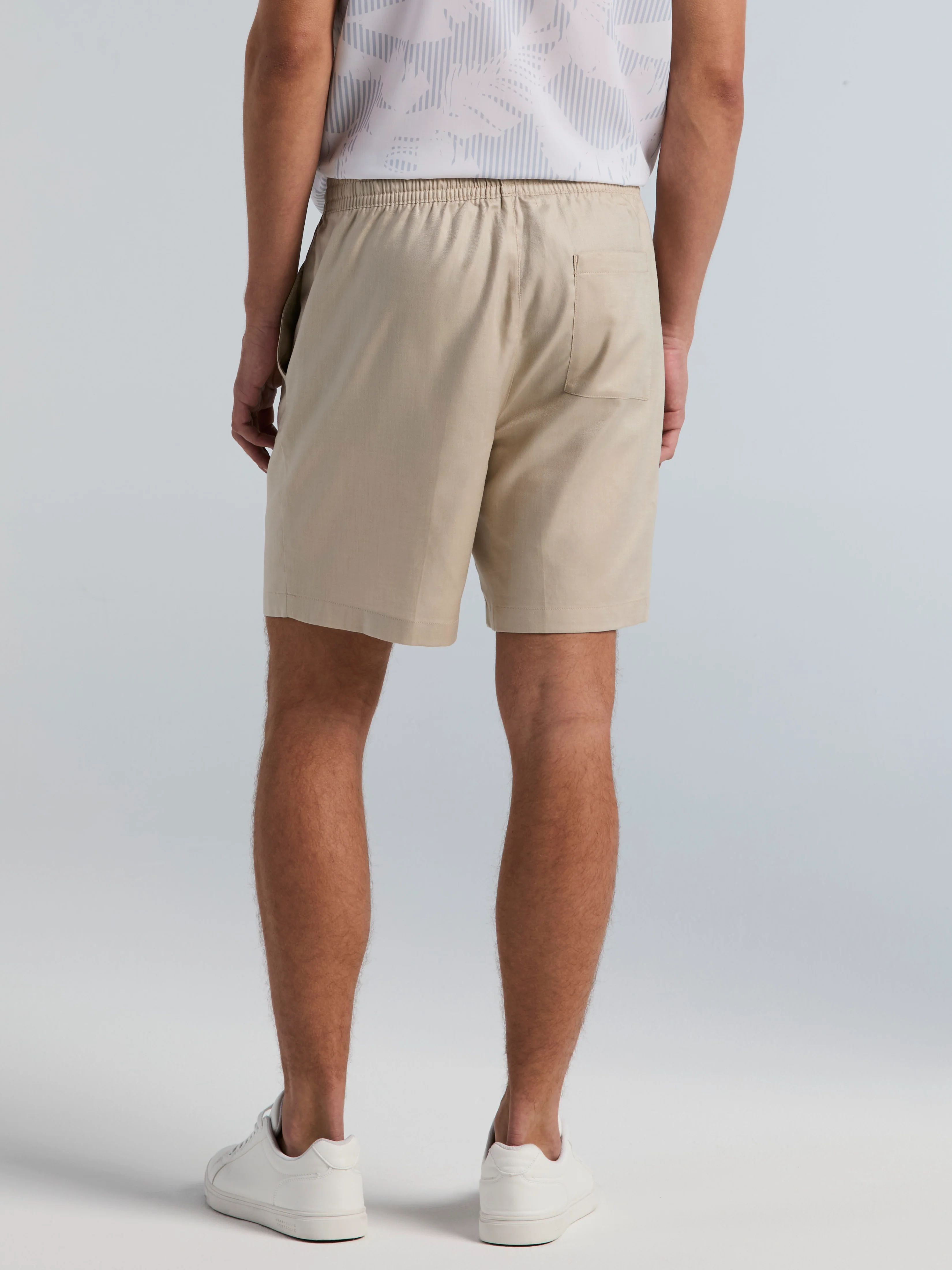 8" TENCEL™ Drawstring Shorts - Image 3