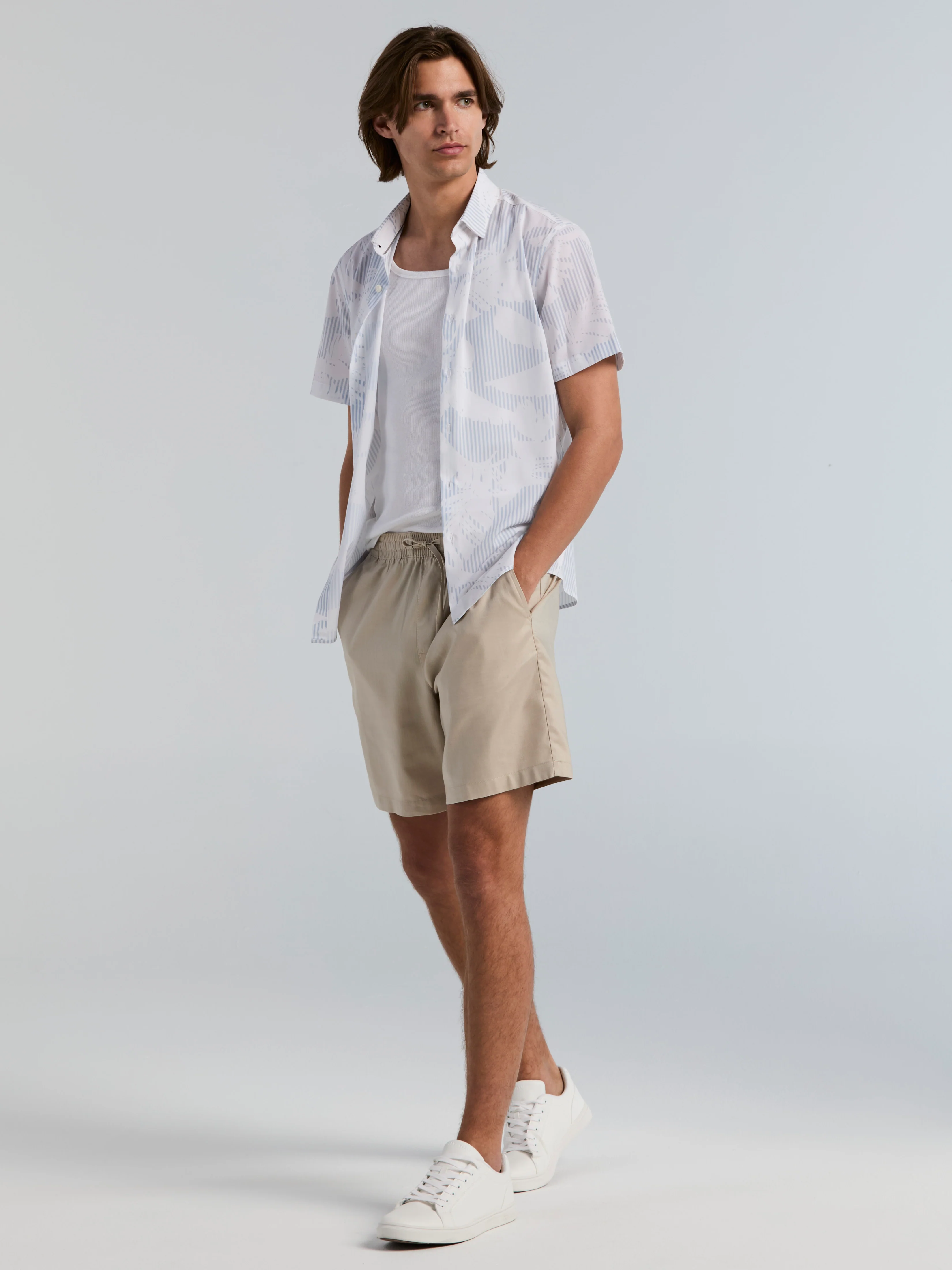 8" TENCEL™ Drawstring Shorts - Image 5
