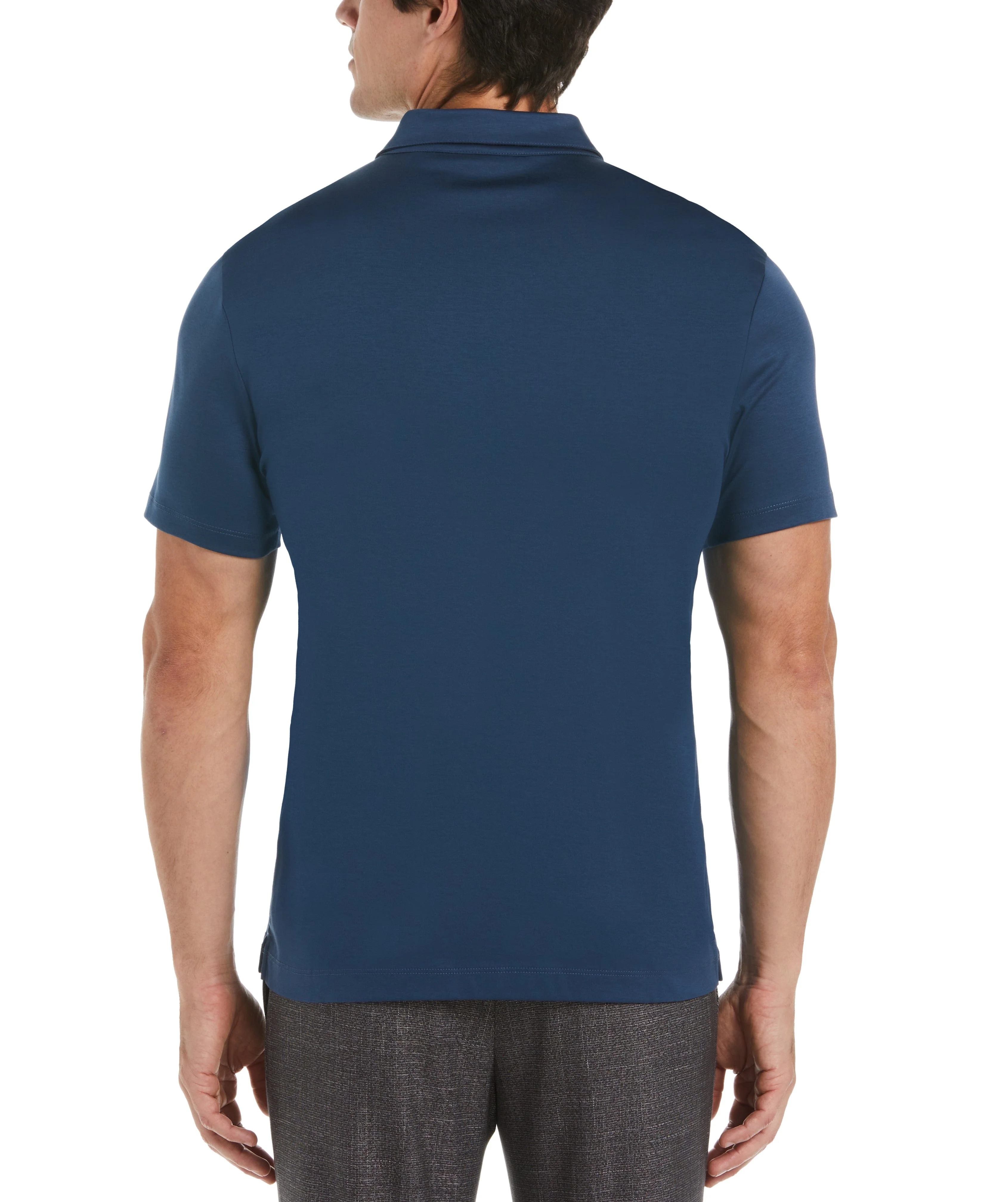 Big & Tall Interlock Solid Polo - Image 2