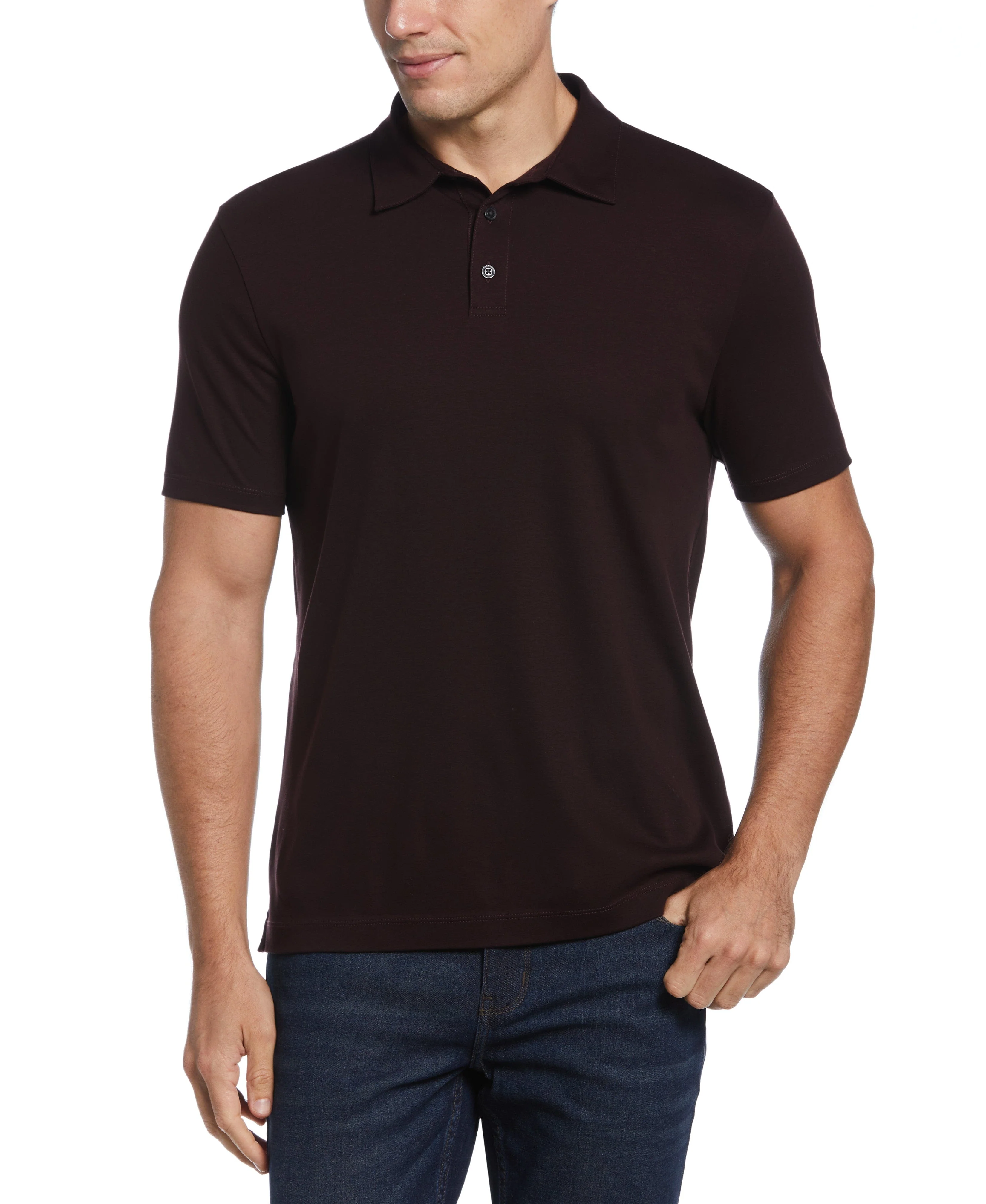 Big & Tall Interlock Solid Polo - Image 3