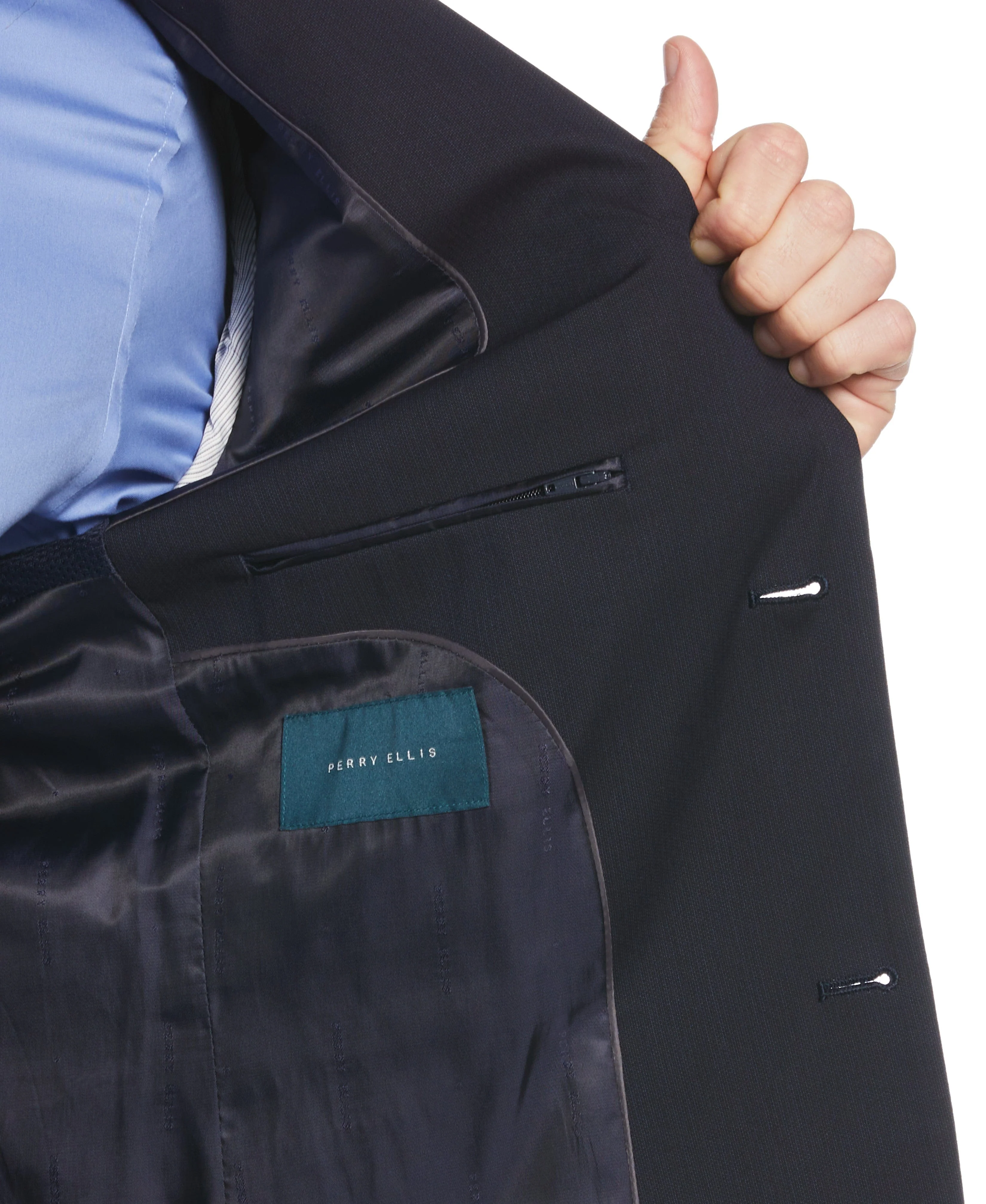 Big & Tall Performance Tech Suit Jacket - Image 8