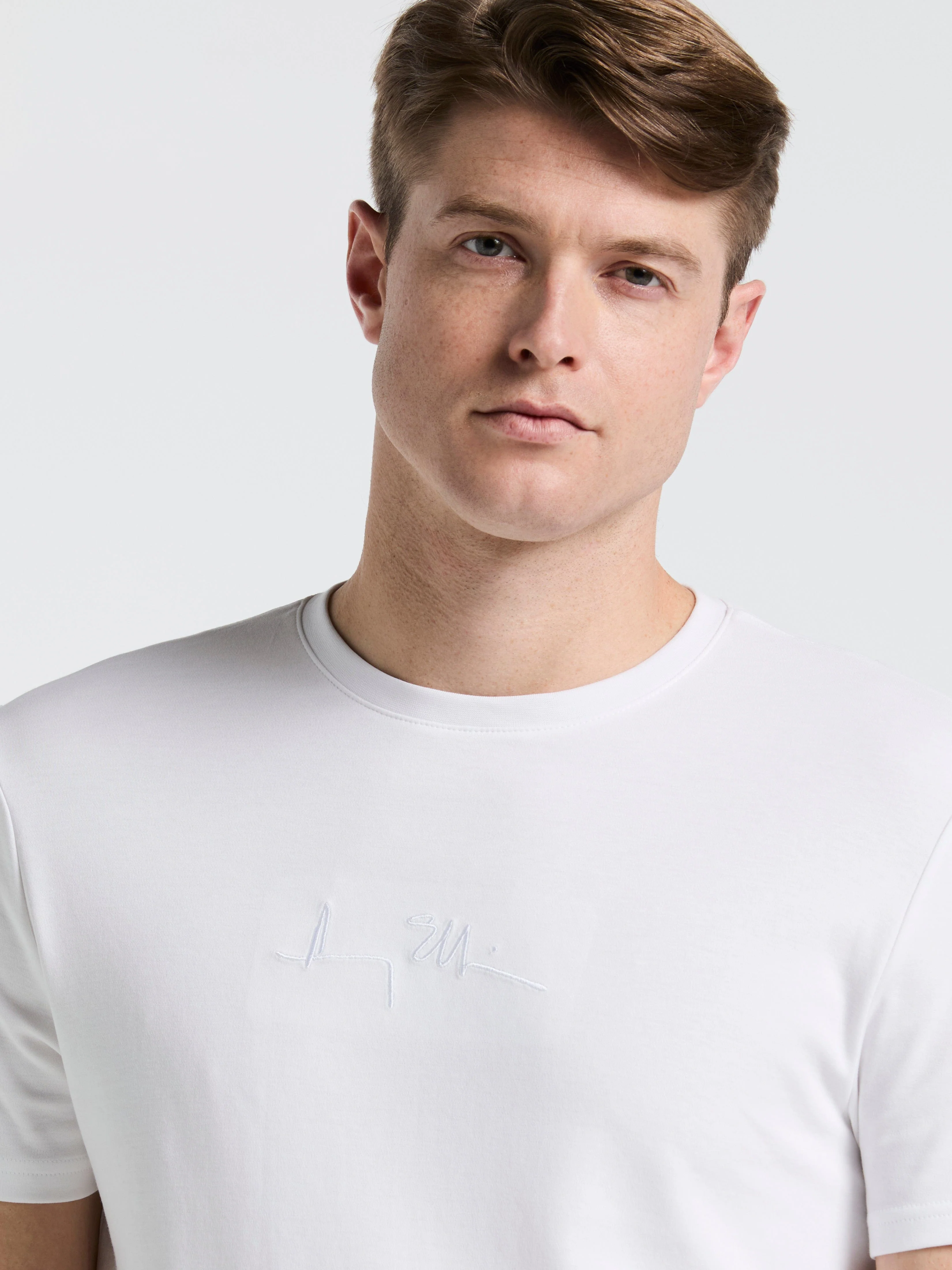 Bold Signature Crew Neck Tee - Image 6