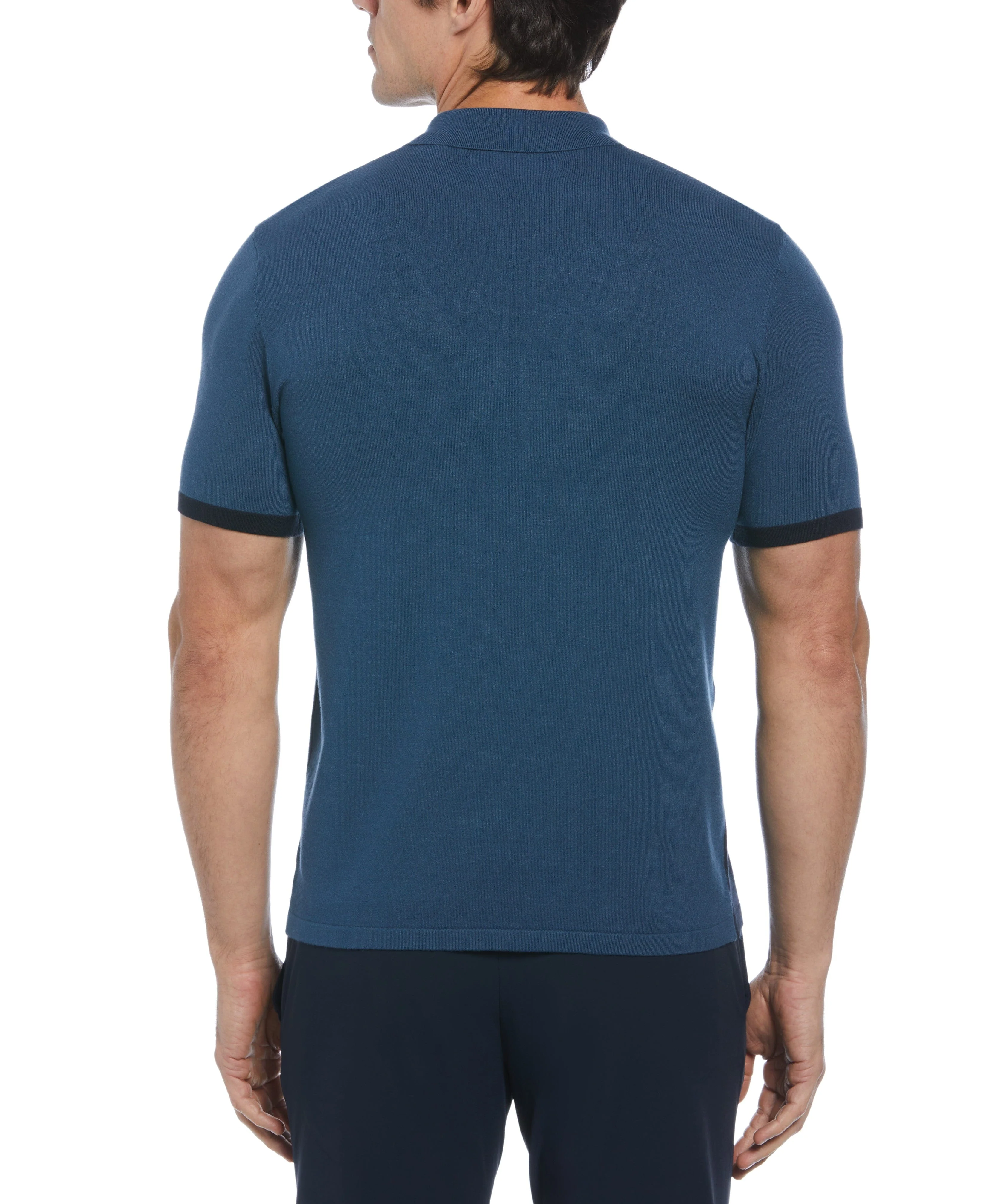 Tech Knit Color Block Polo - Image 2