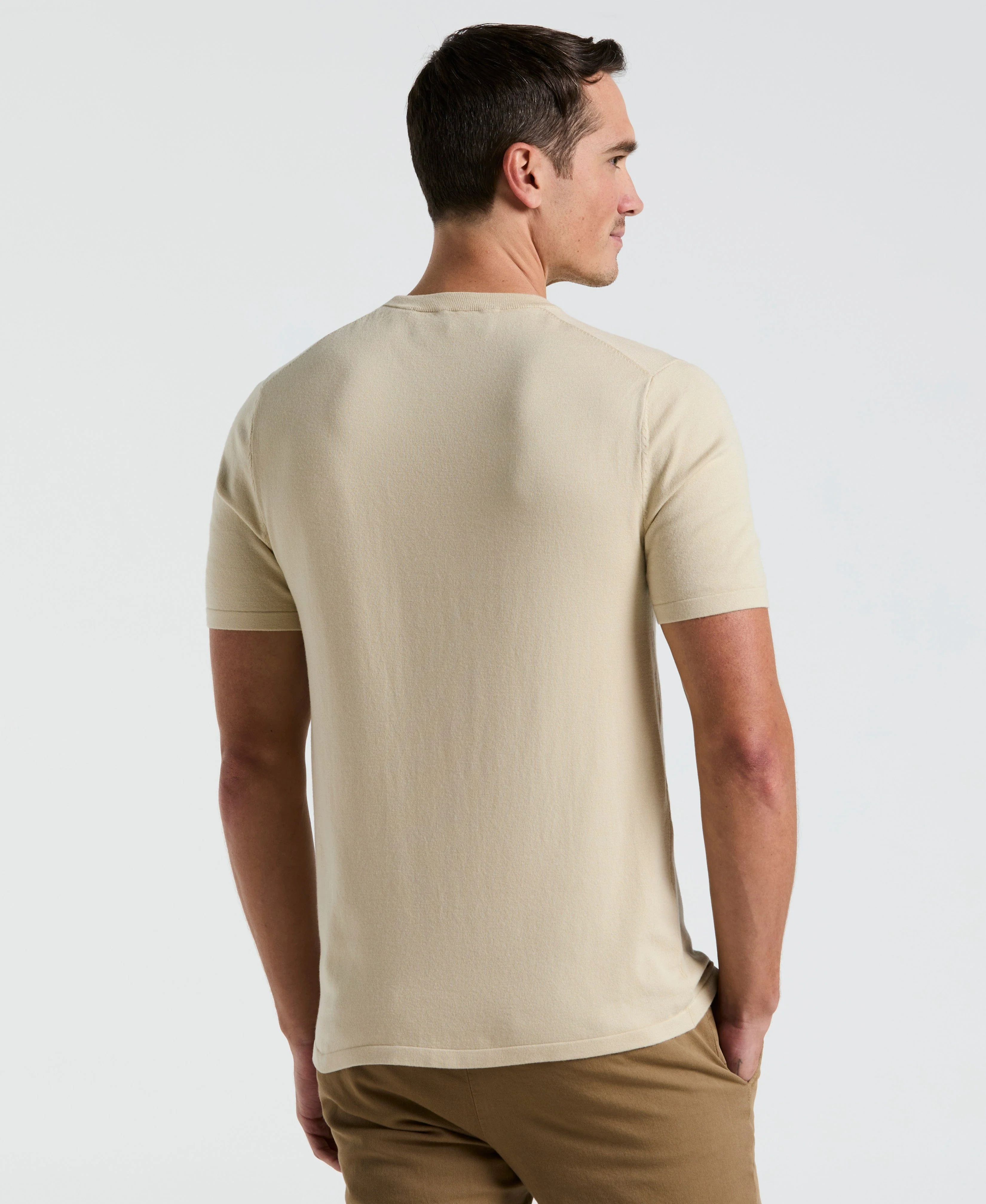 Colorblock Crewneck Sweater Tee - Image 2