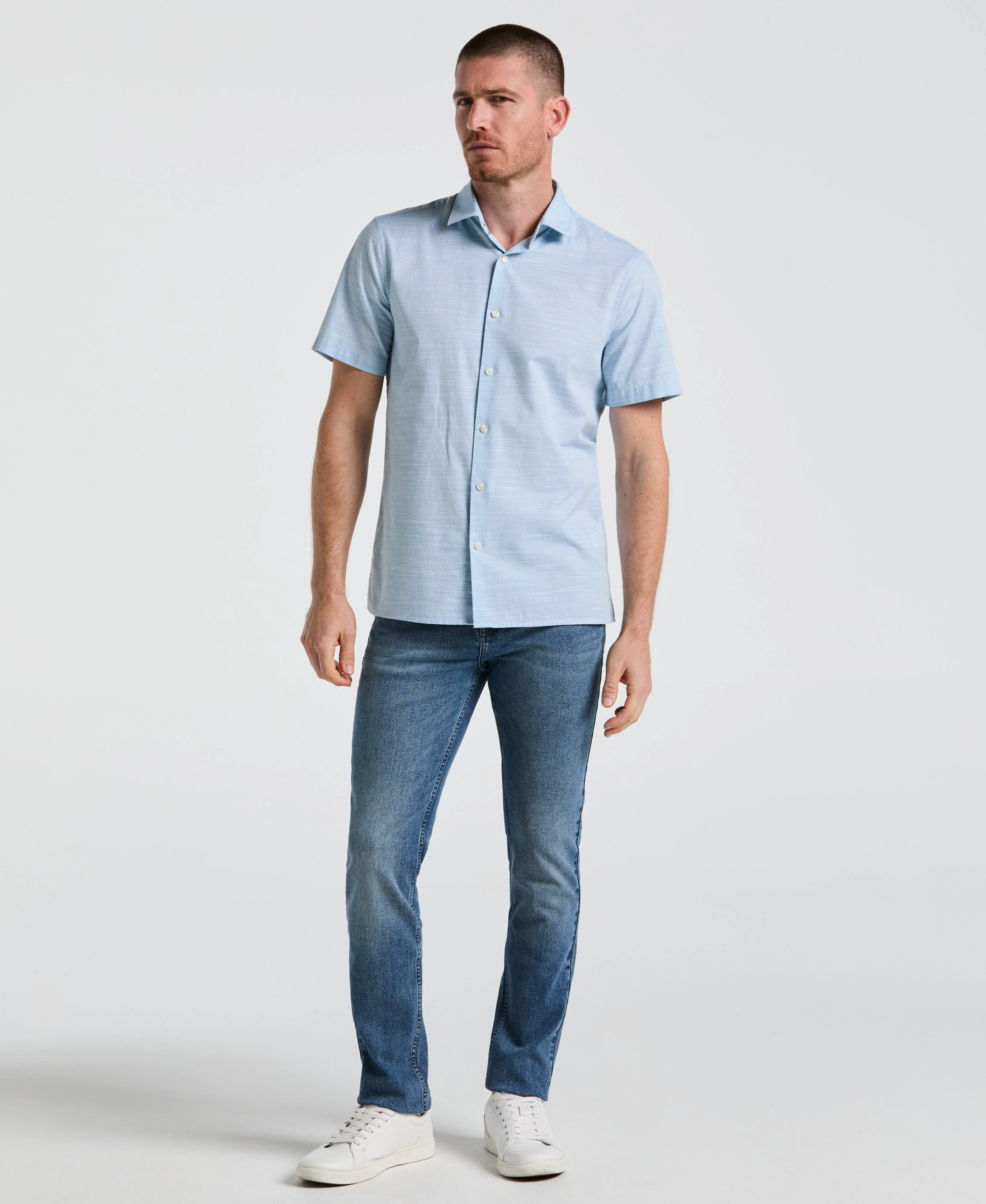 Cotton Dobby Shirt - Image 4