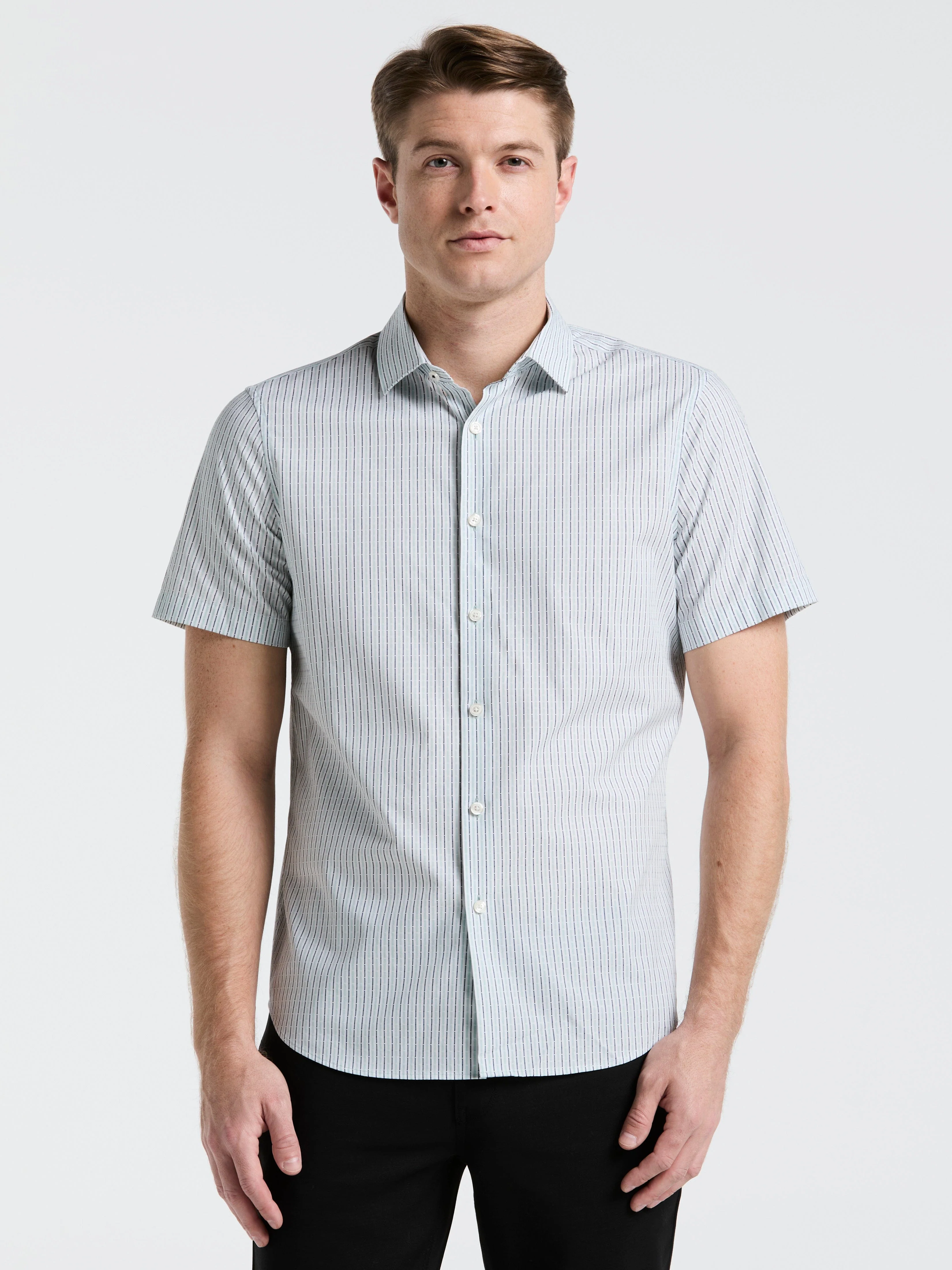Cotton Dobby Stripe Shirt - Image 2