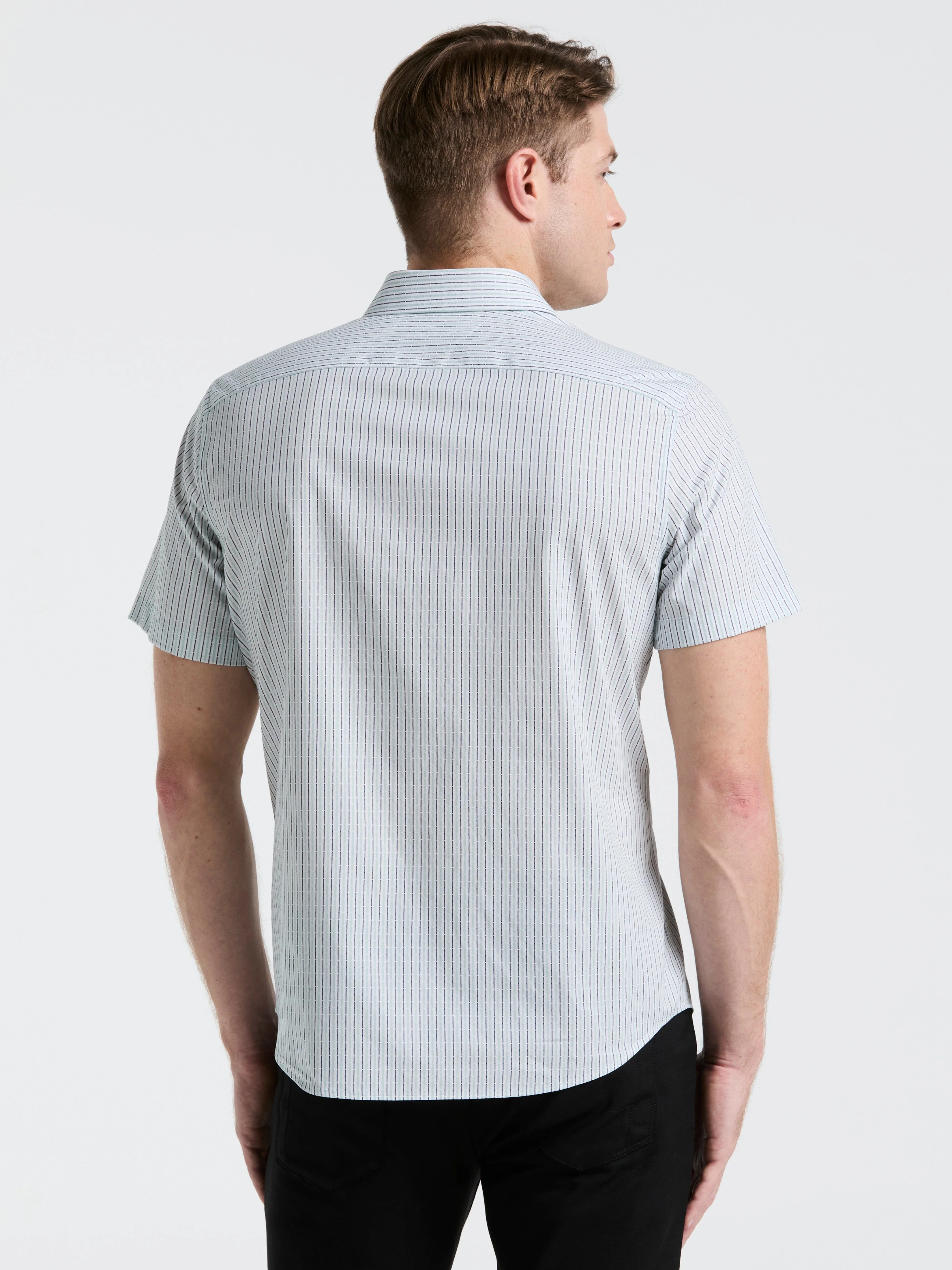 Cotton Dobby Stripe Shirt - Image 3