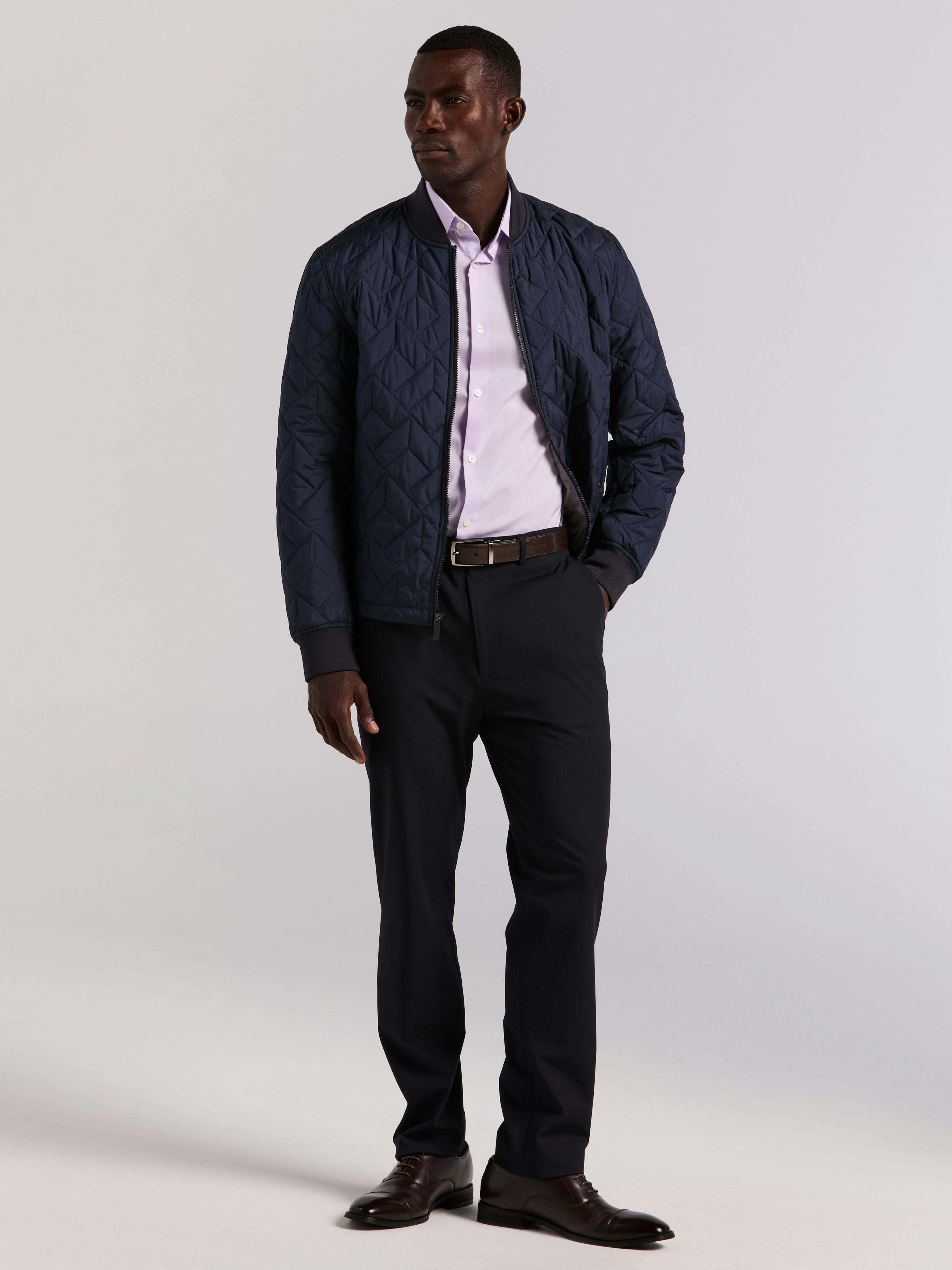 Cotton Slim Fit Royal Oxford Dress Shirt - Image 5