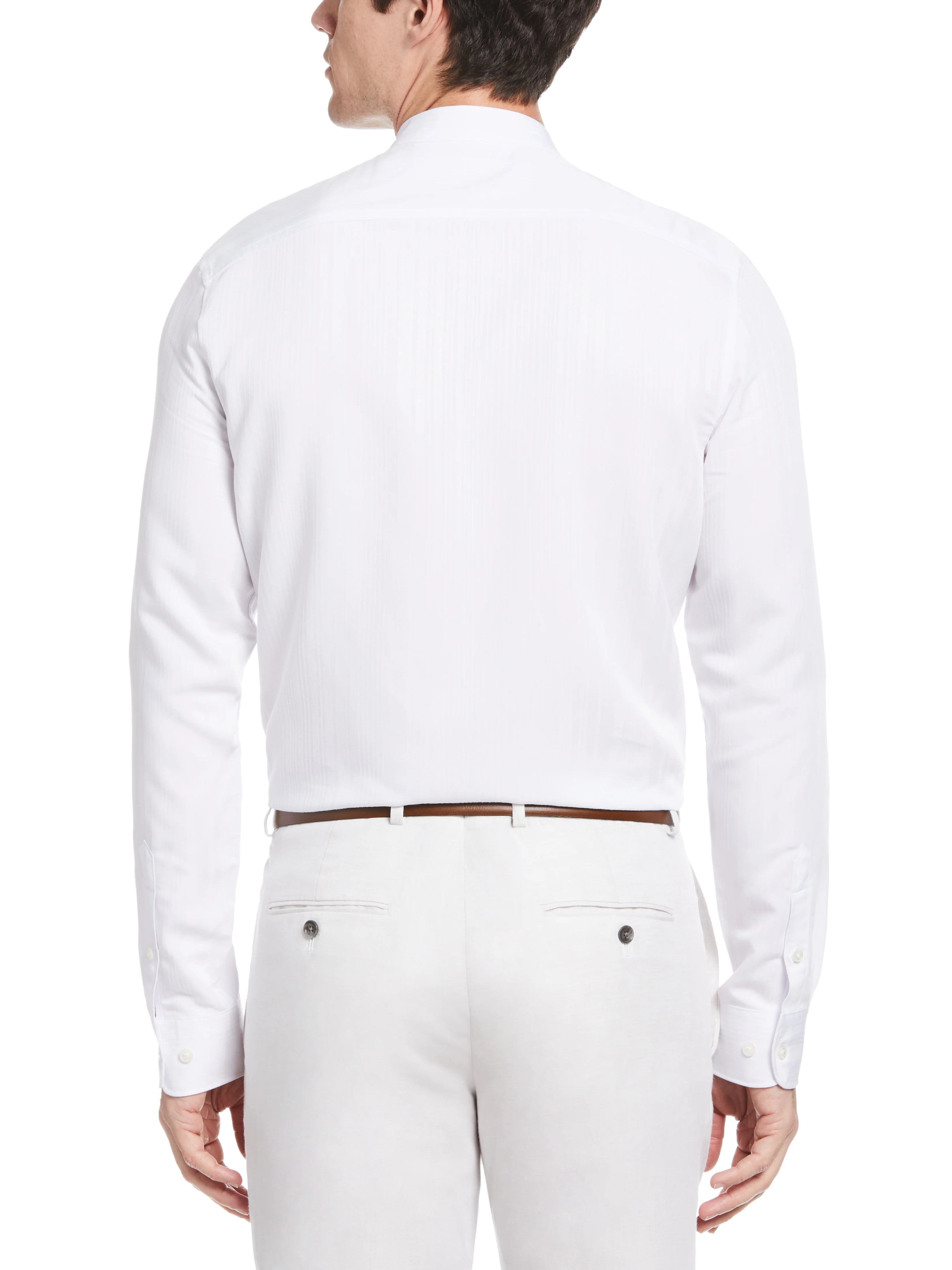 Dobby Banded Stretch Collar Shirt - Image 2