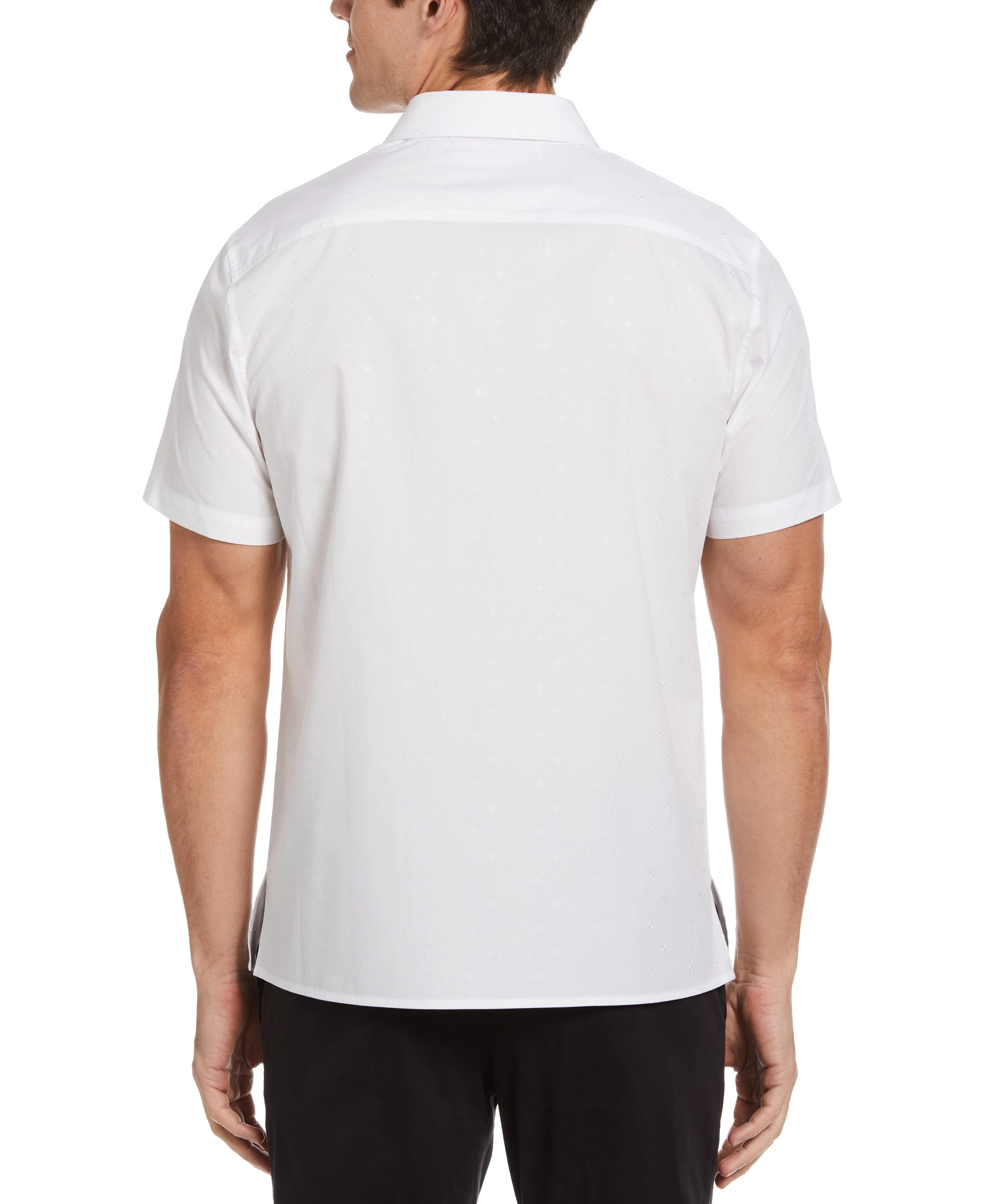Dobby Geo Stripe Print Shirt - Image 2