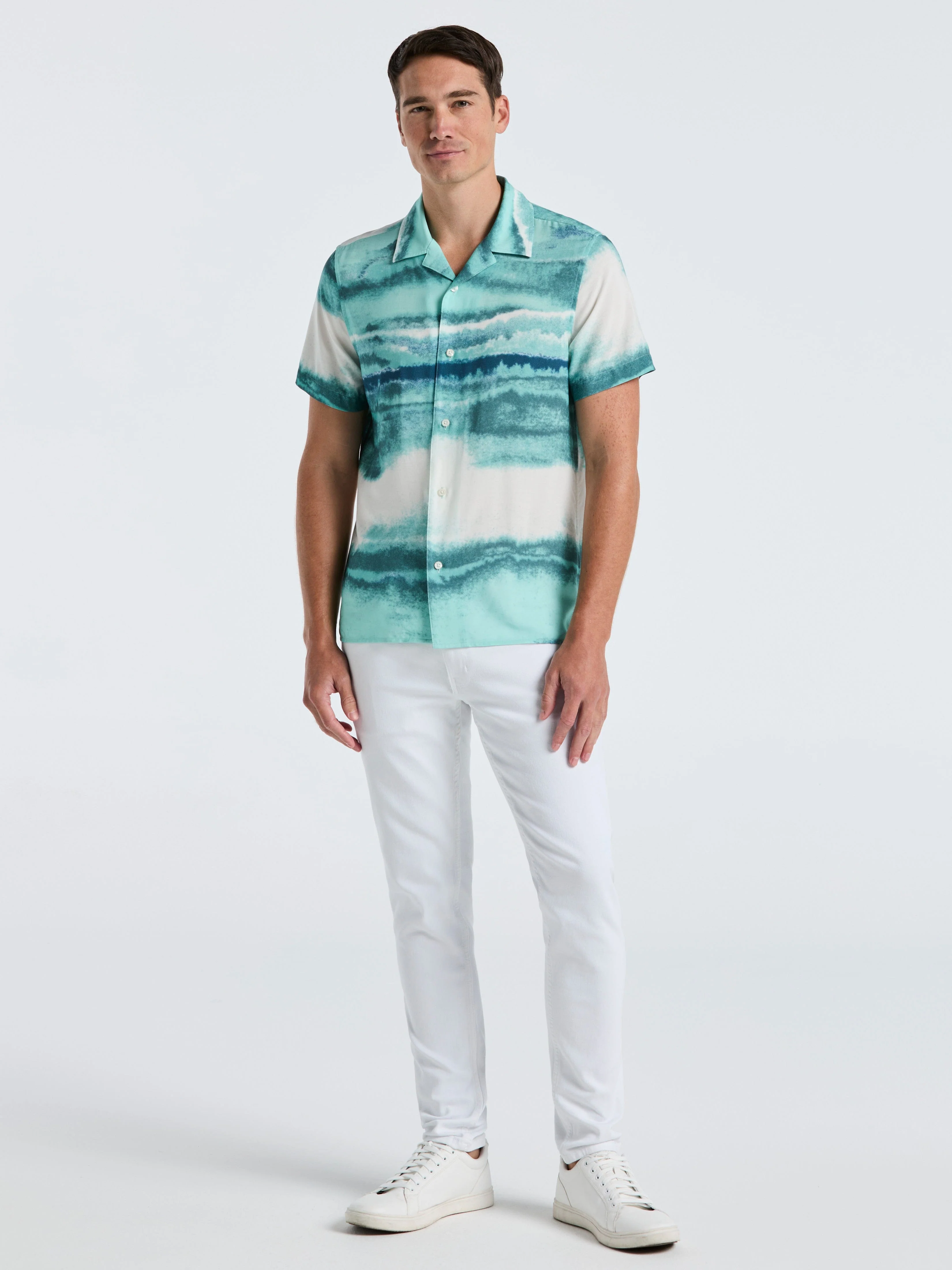 EcoVero™ Wave Print Shirt - Image 4