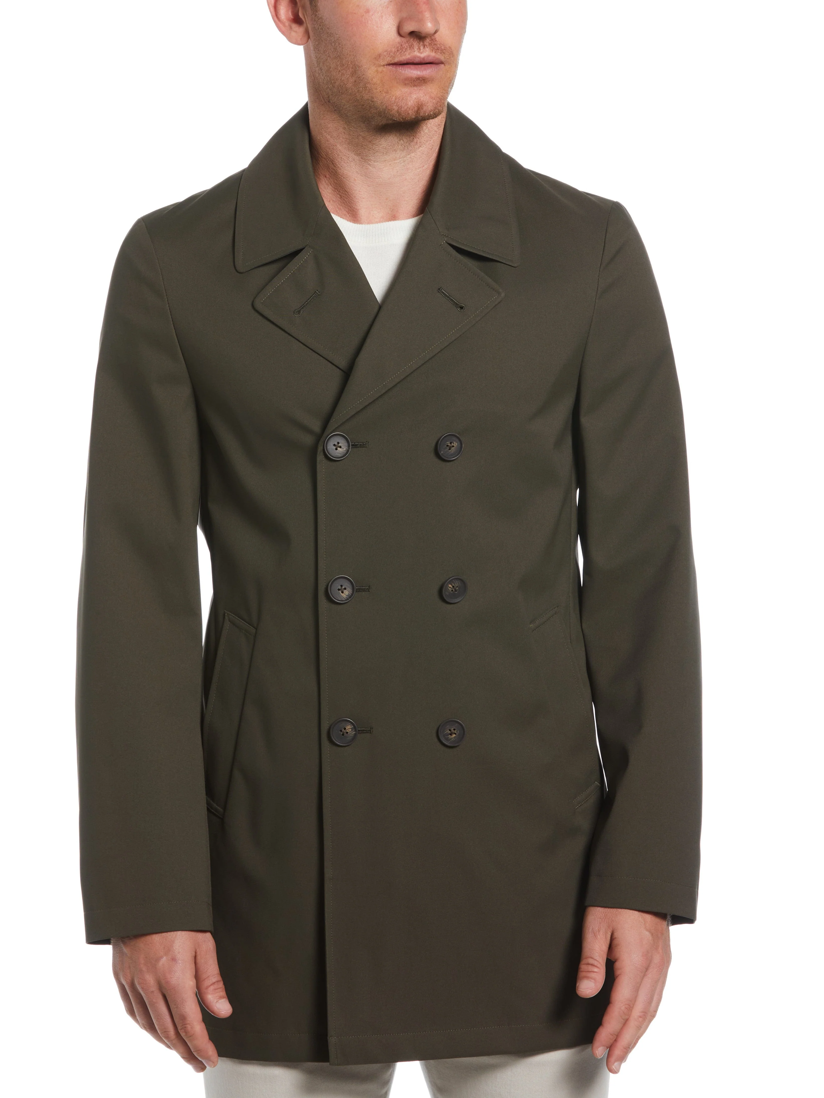 Elias All Weather Nylon Pea Coat