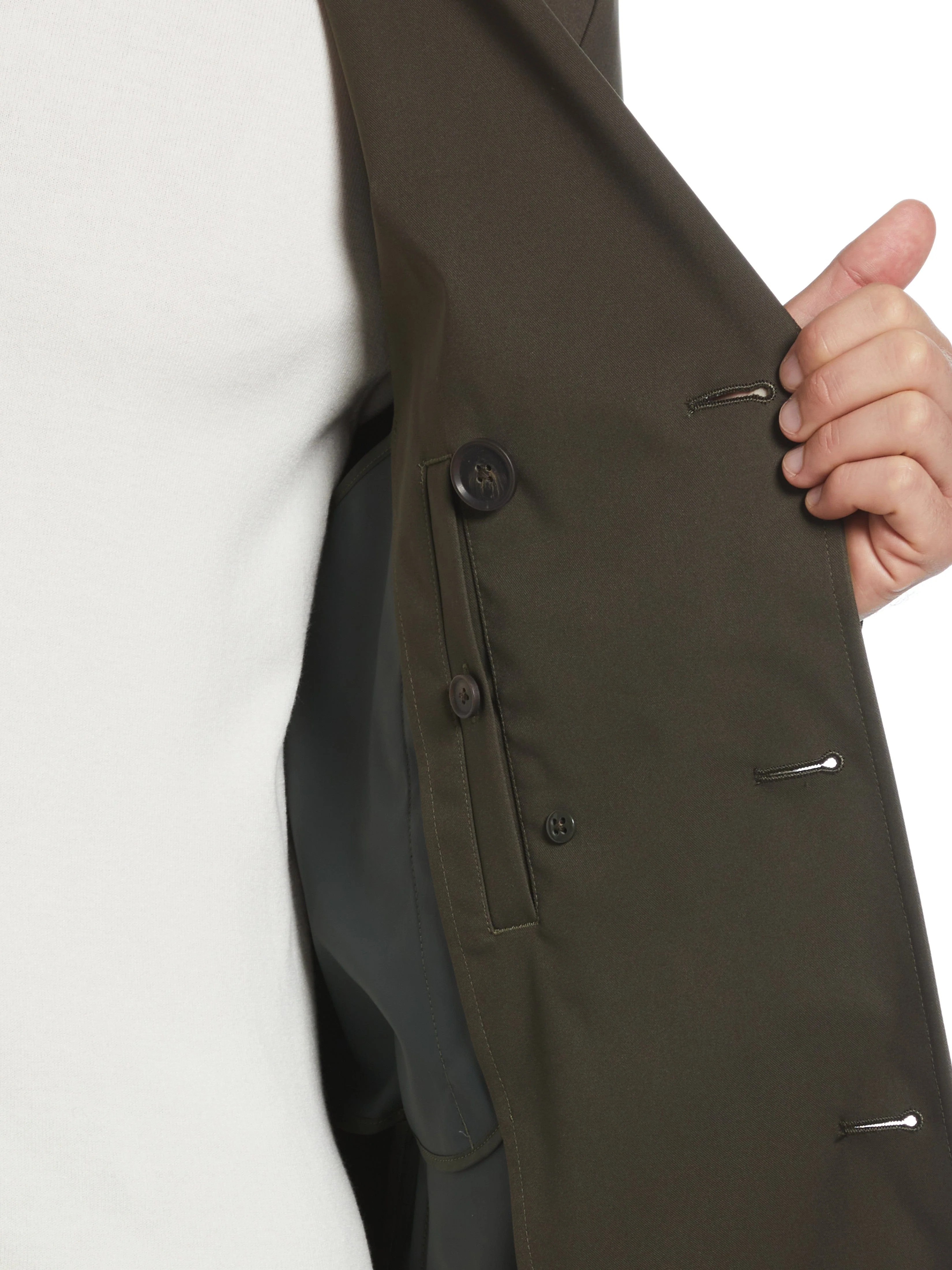Elias All Weather Nylon Pea Coat - Image 3