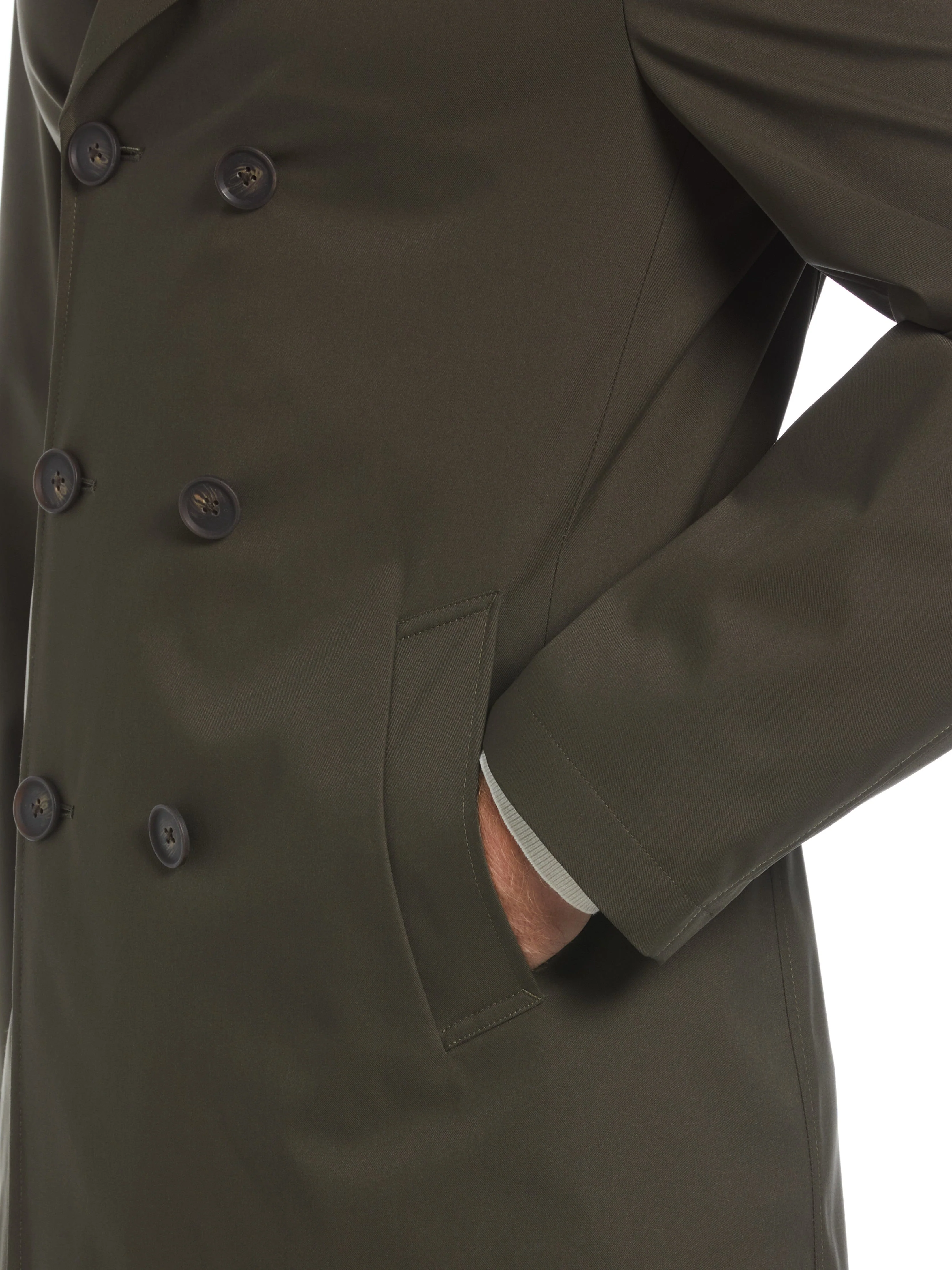 Elias All Weather Nylon Pea Coat - Image 4
