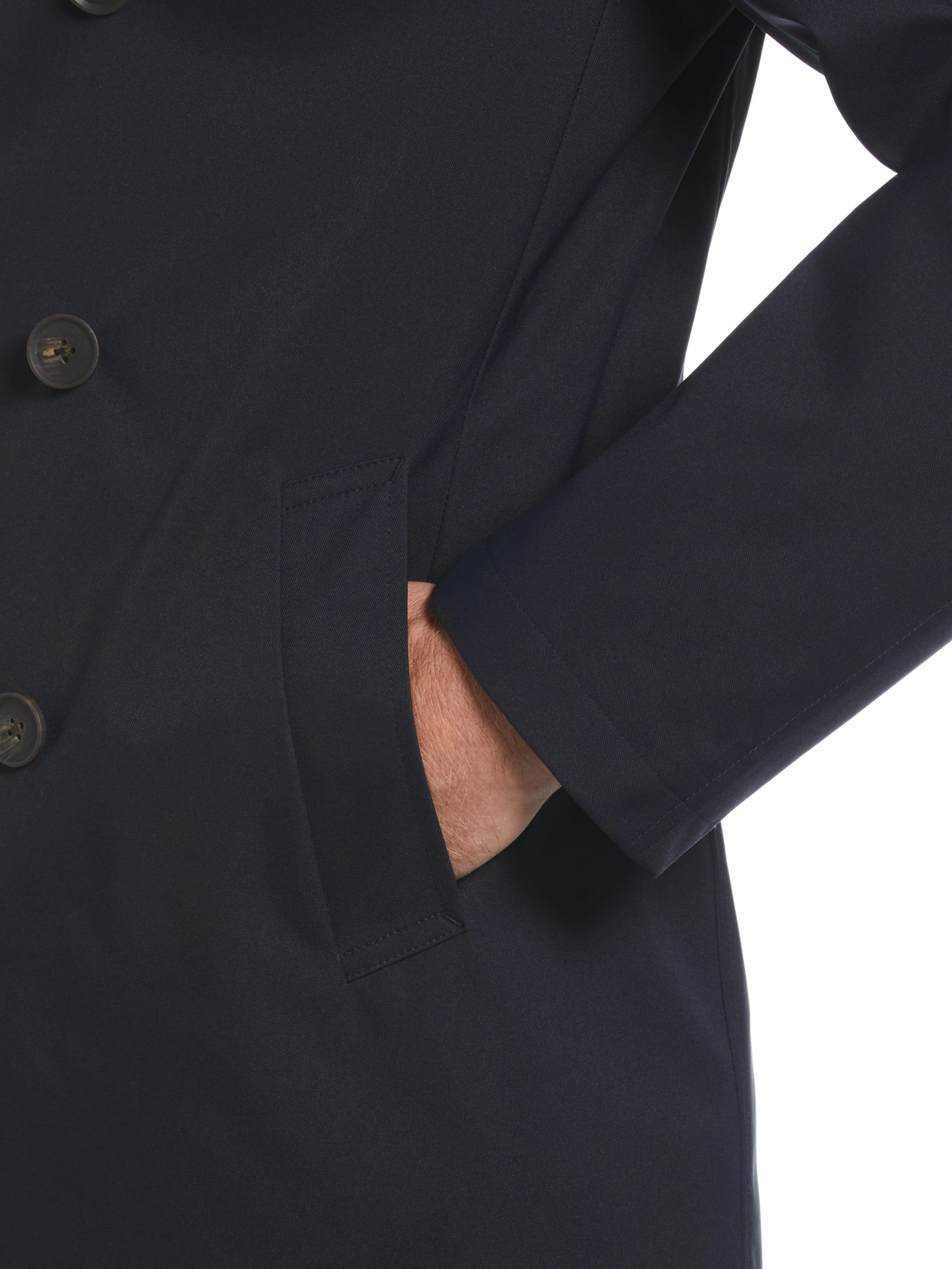 Elias All Weather Nylon Pea Coat - Image 4