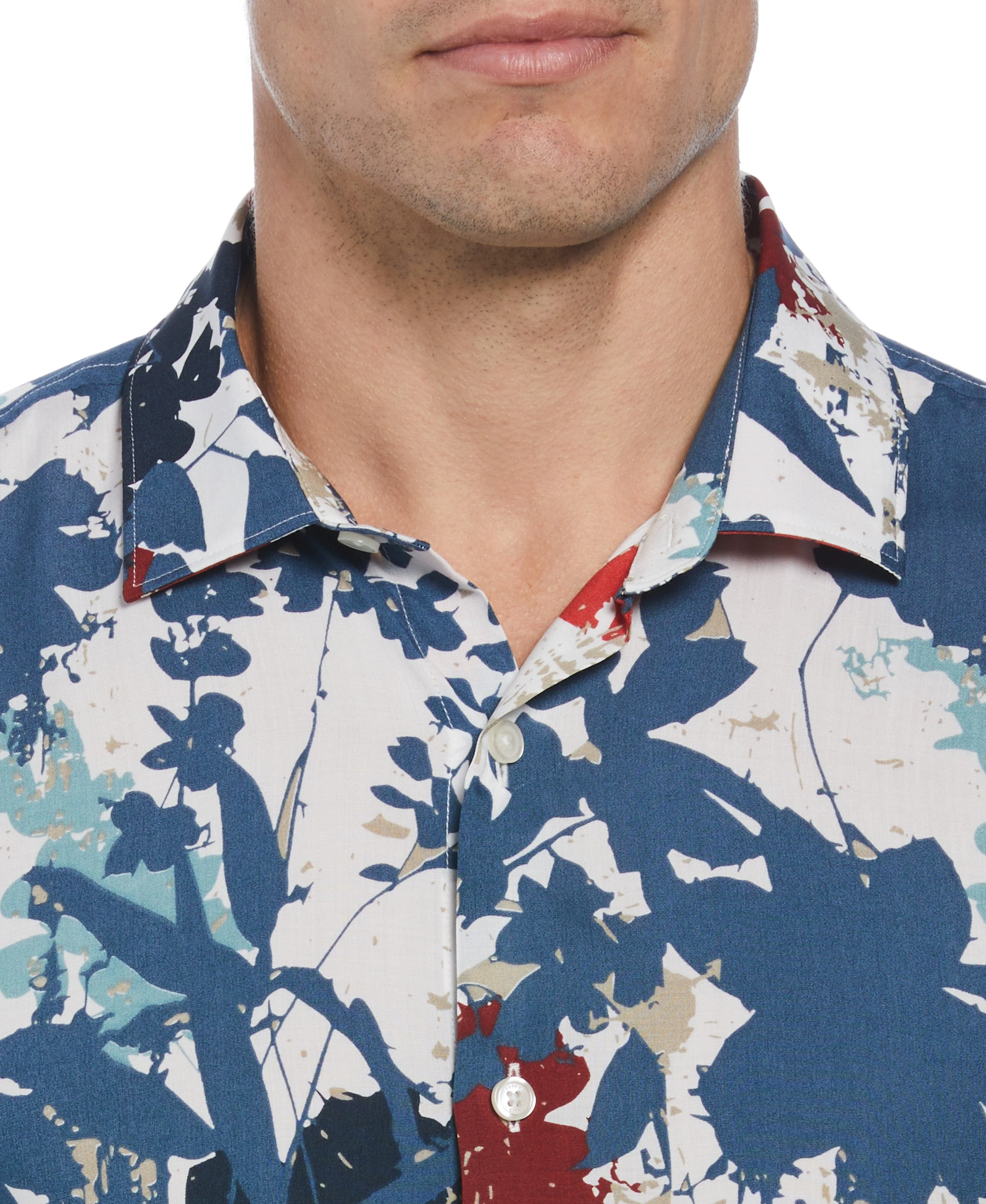 Floral Leaf Print Shirt - Image 3