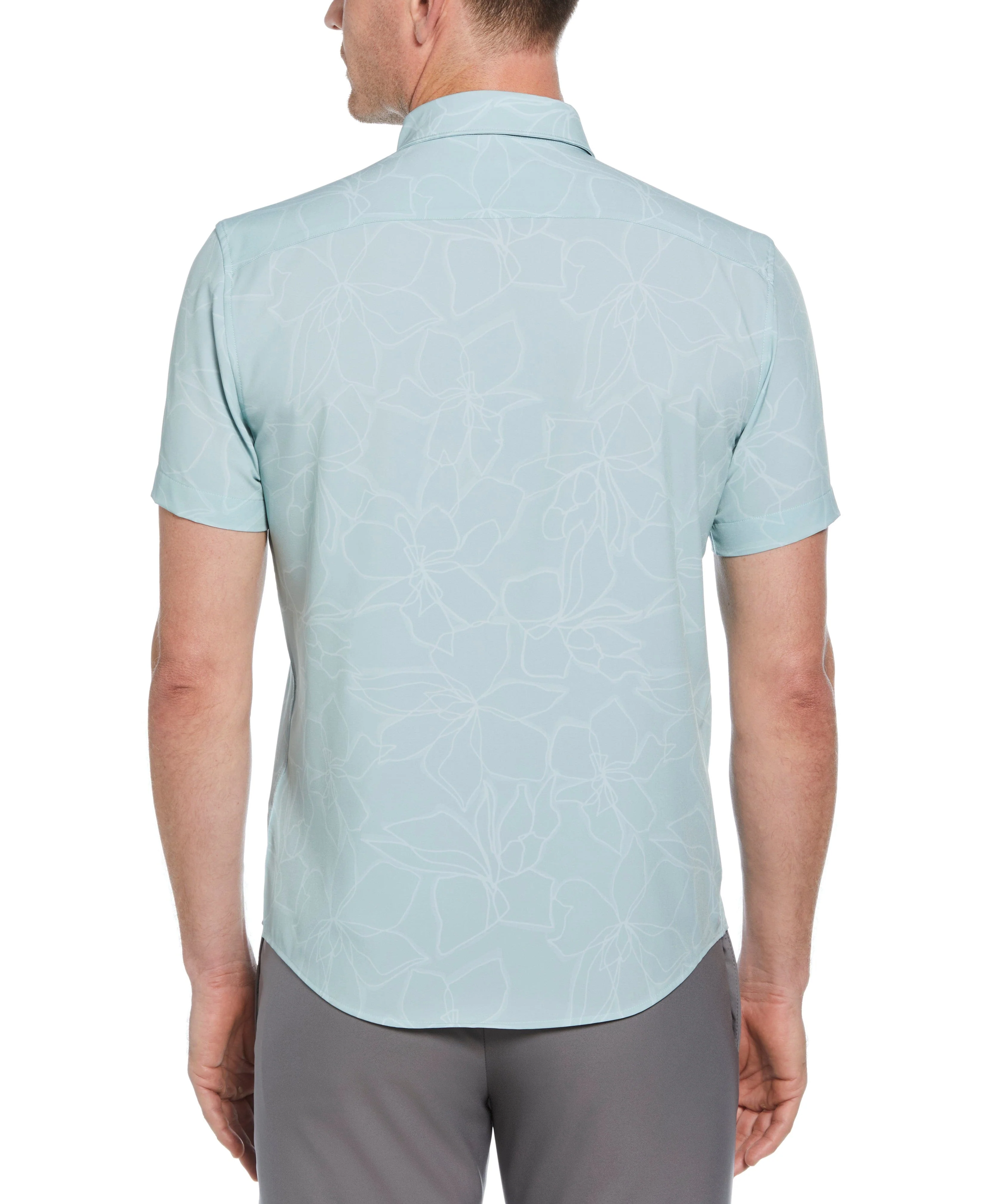 Slim Fit Total Stretch Floral Print Shirt - Image 2