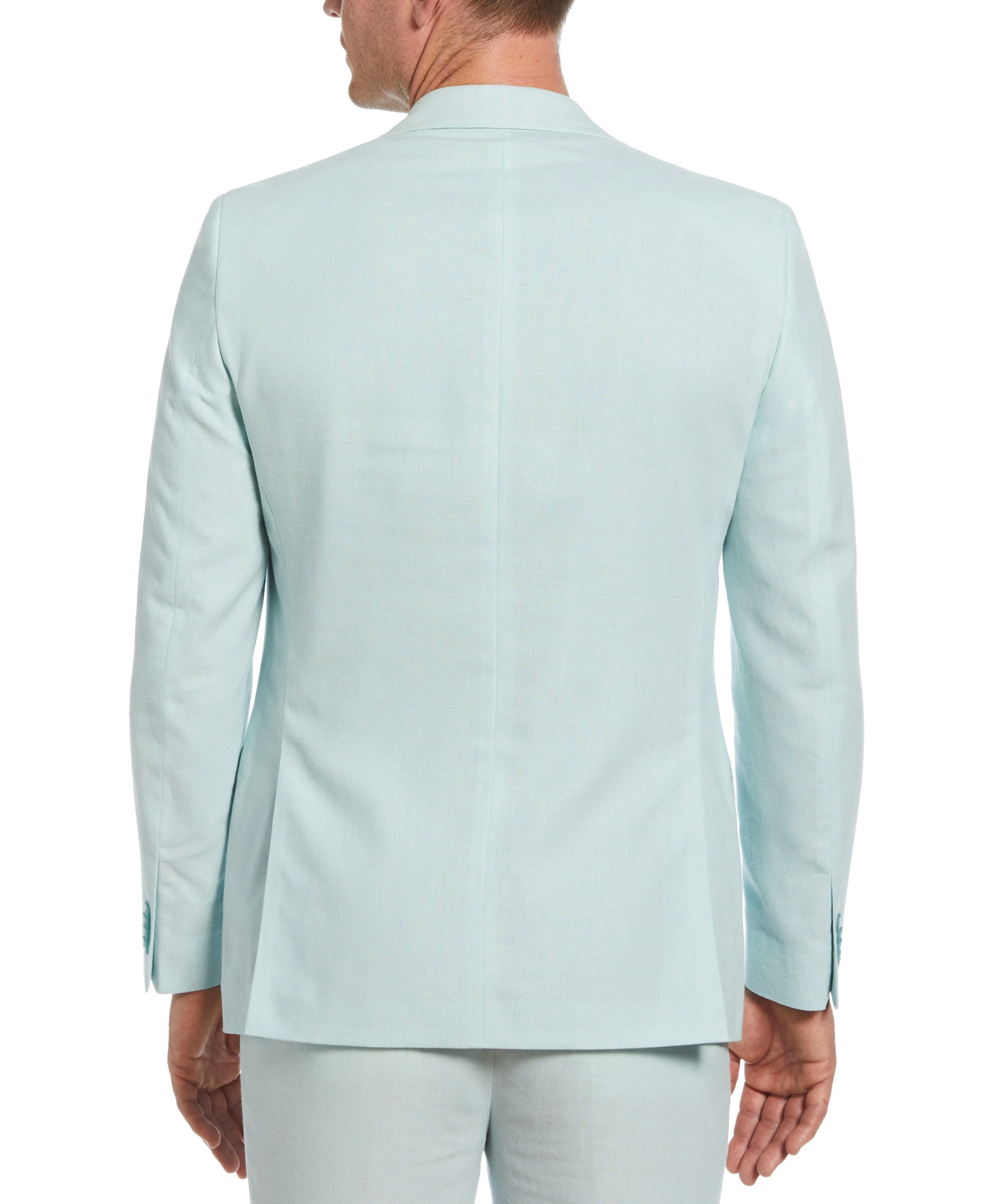 Slim Fit Linen Blend Suit Jacket - Image 2