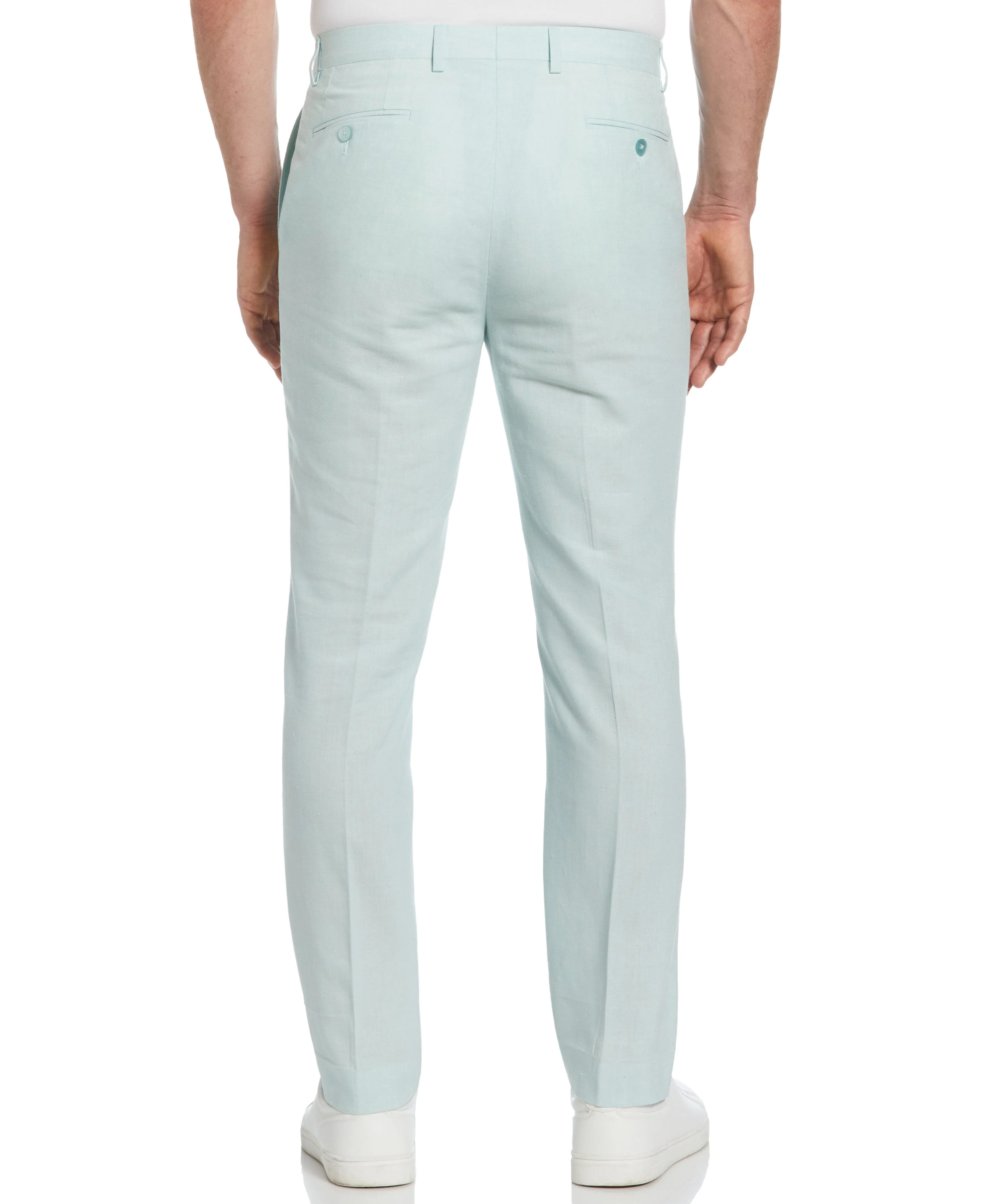 Slim Fit Linen Blend Suit Pant - Image 2