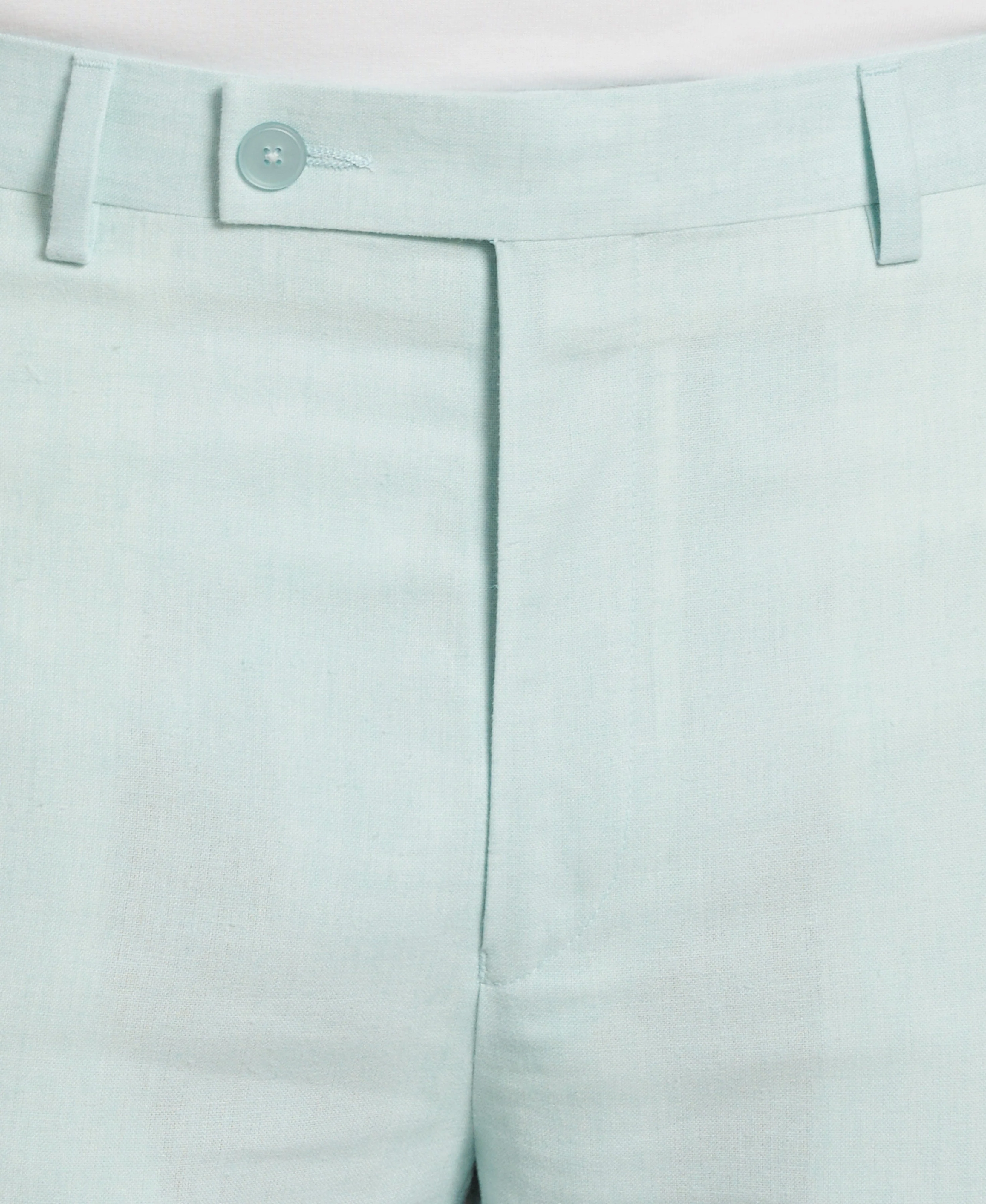Slim Fit Linen Blend Suit Pant - Image 3