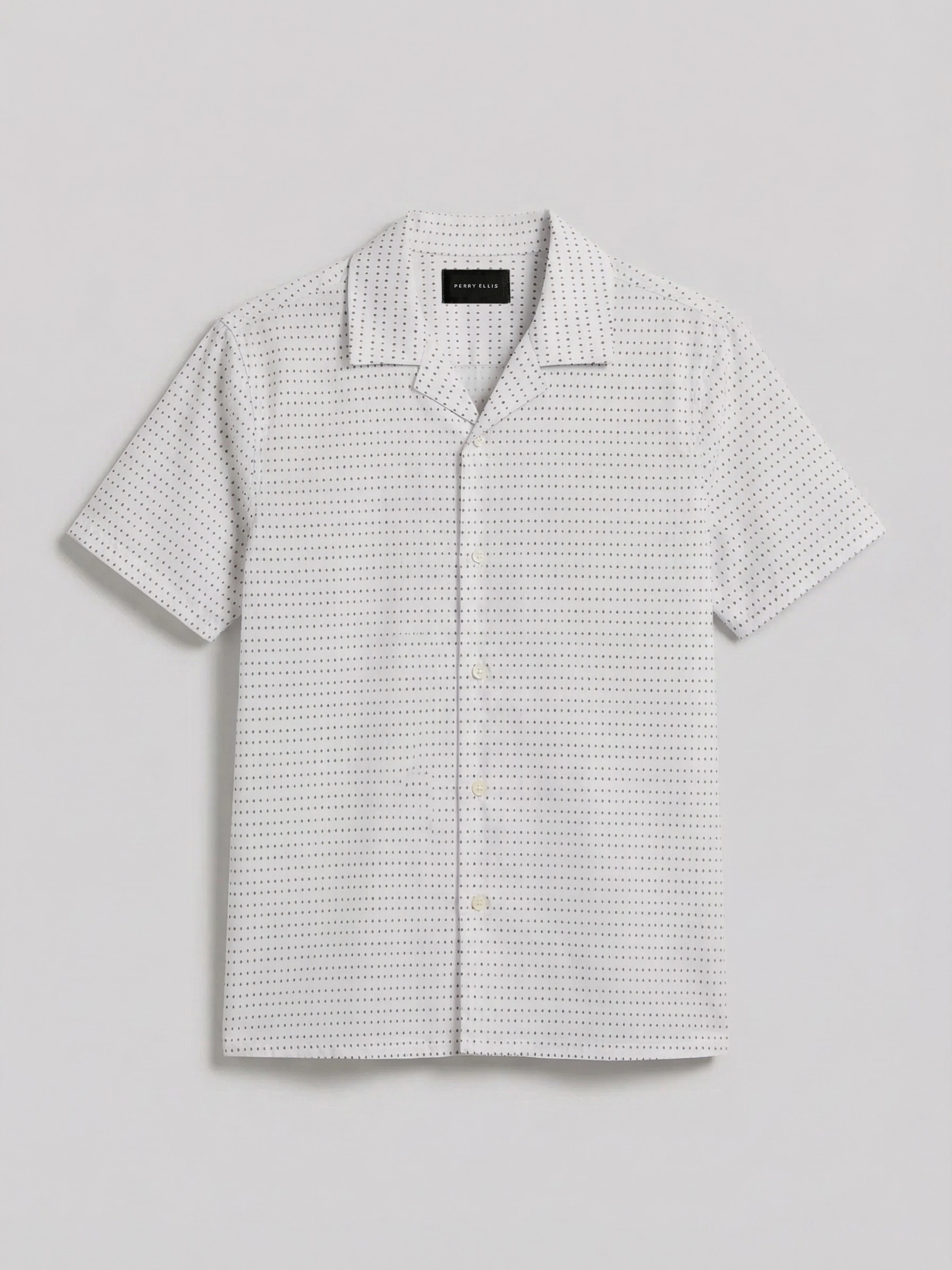 Hexagon Pop Print Camp Collar Shirt - Image 6
