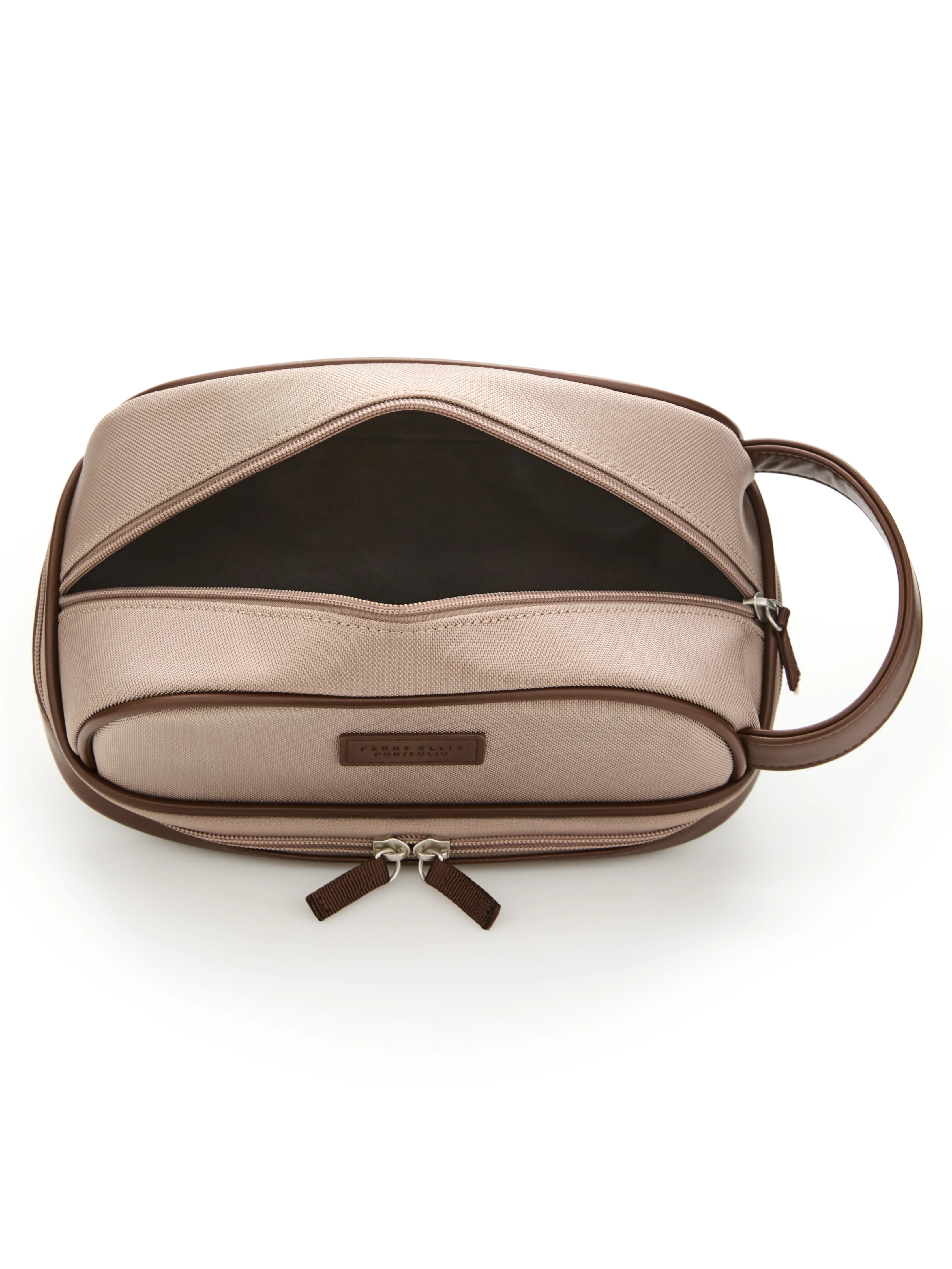 Khaki Travel Toiletry Bag - Image 2