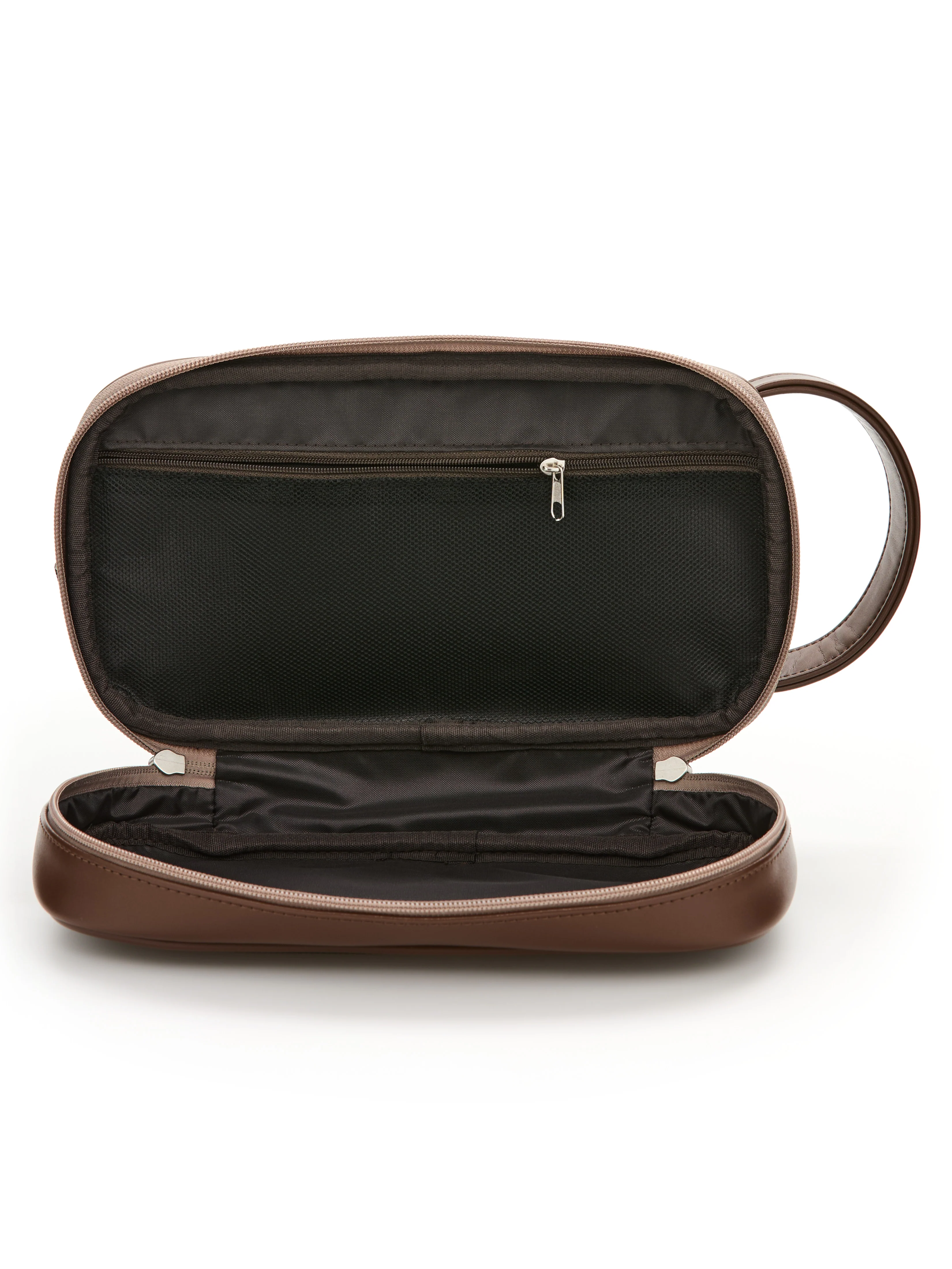 Khaki Travel Toiletry Bag - Image 3