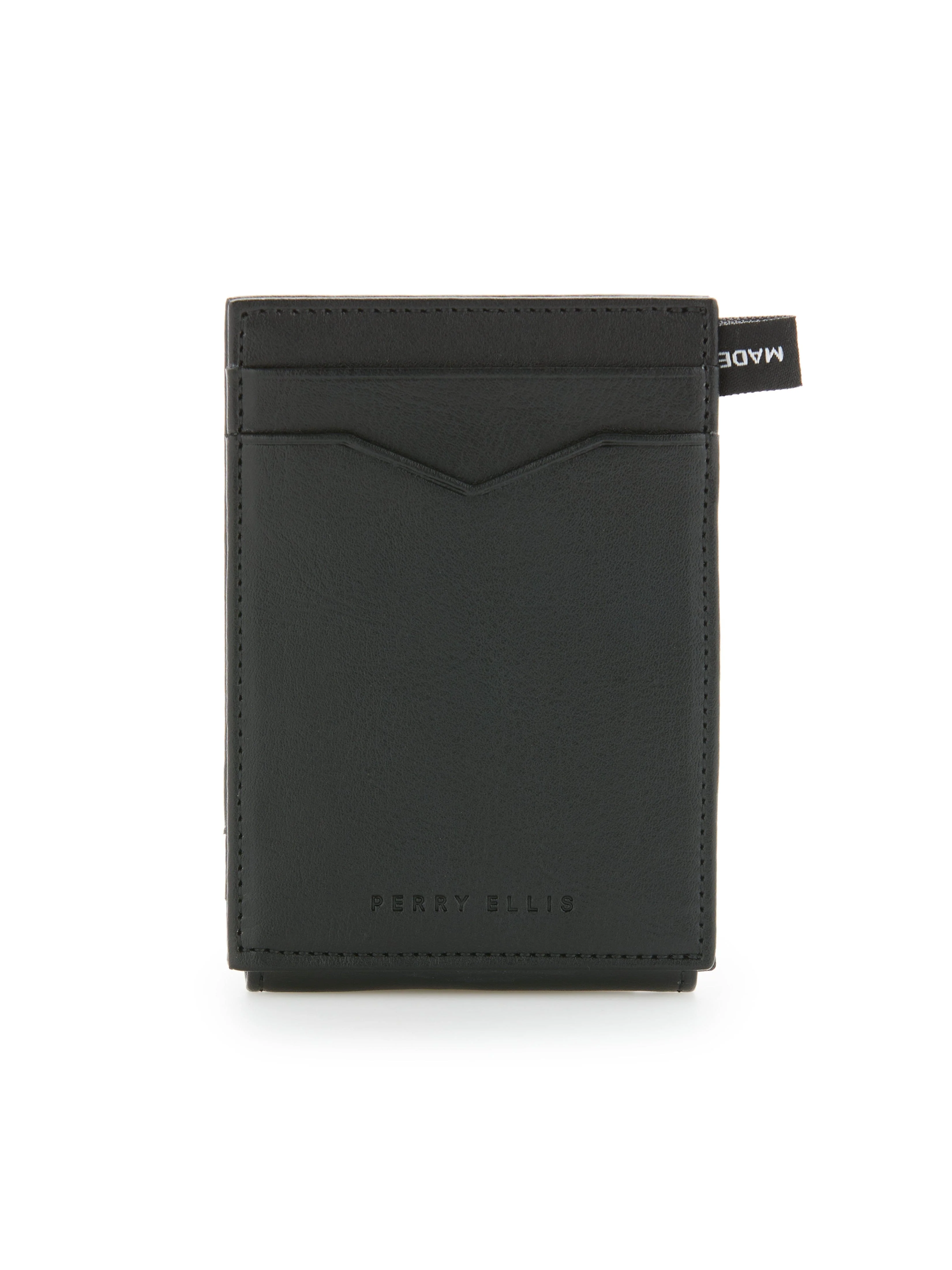 Leather Magnetic Card Case Wallet