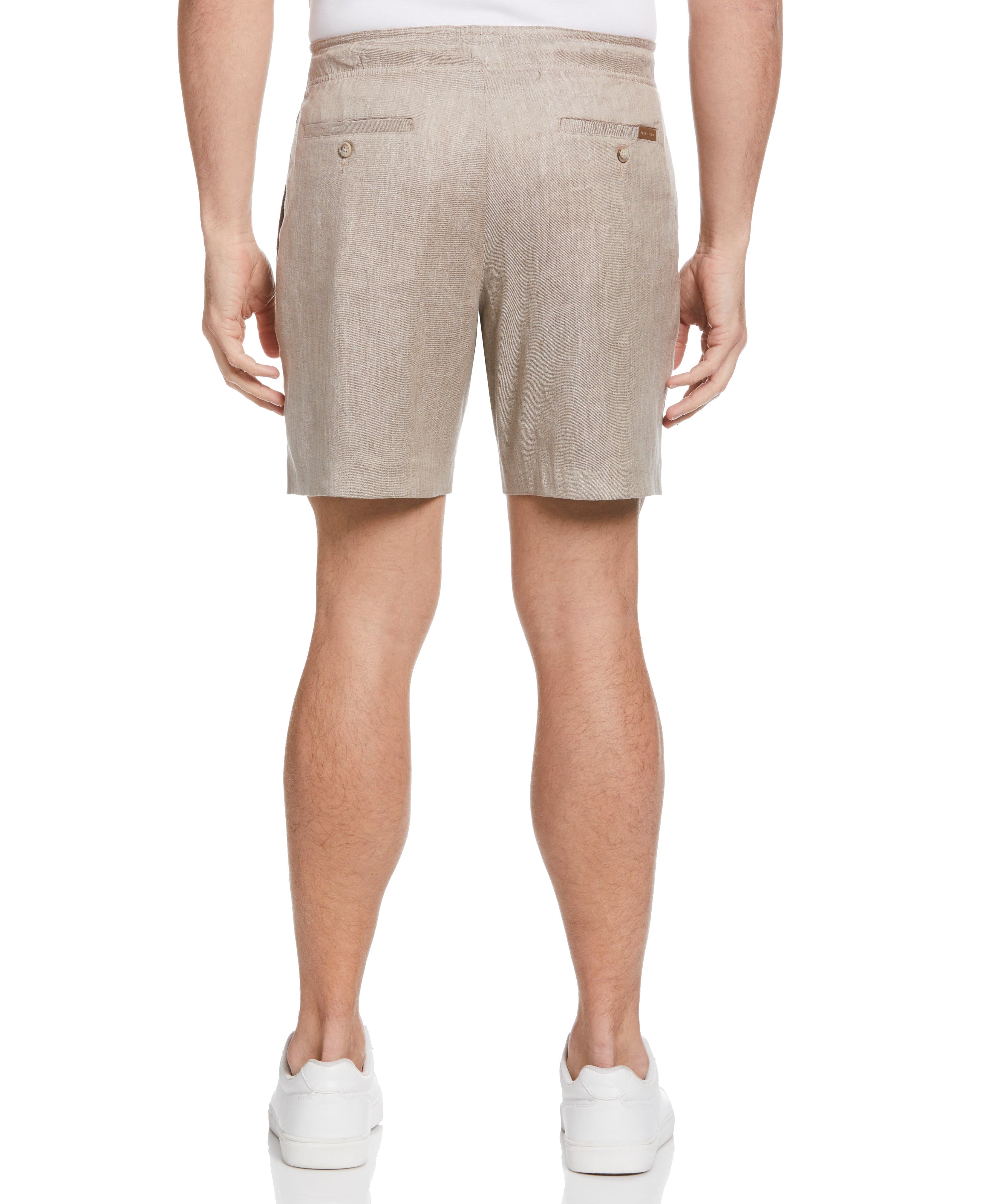 Linen Blend Drawstring Short - Image 2