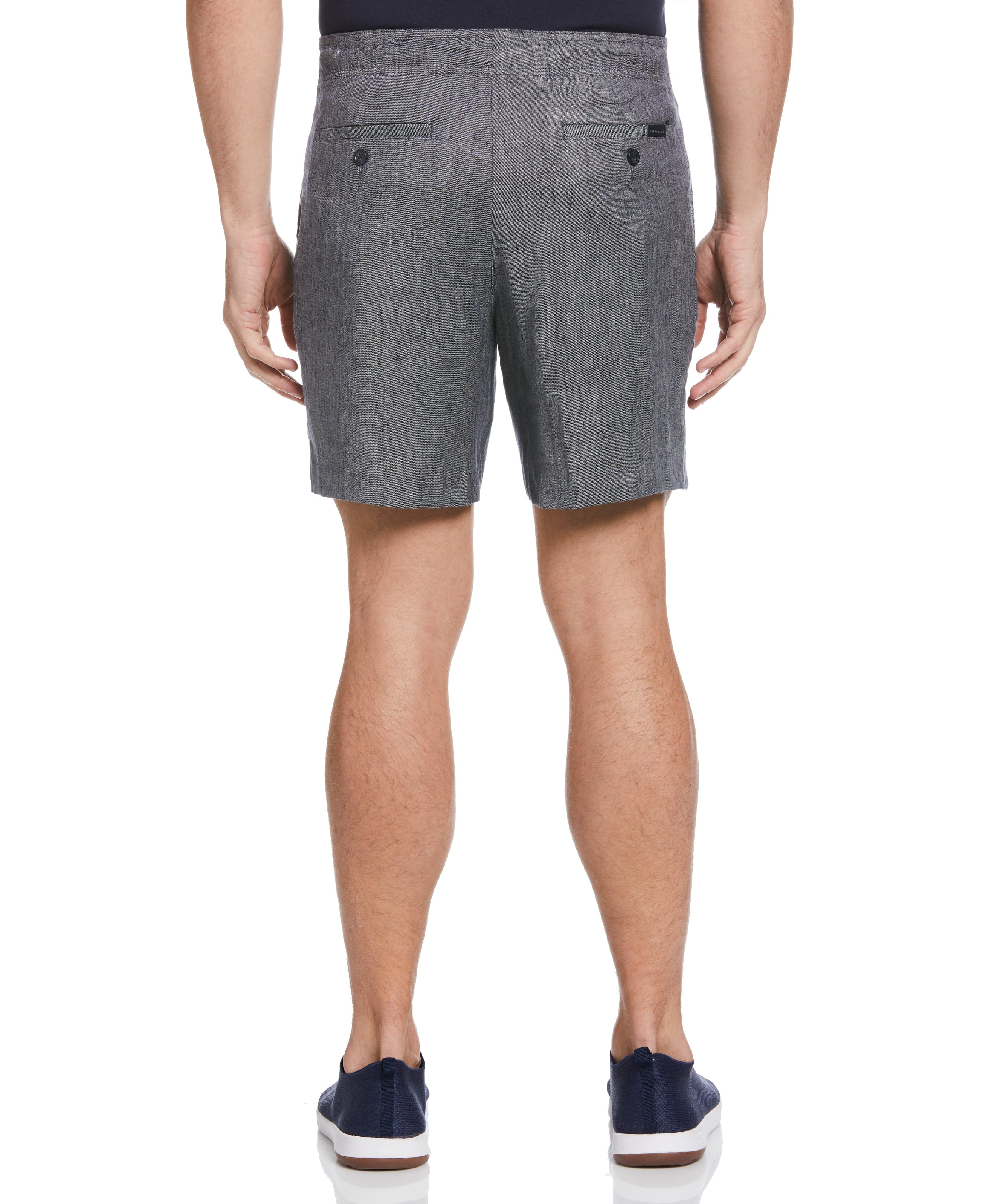 Linen Blend Drawstring Short - Image 2