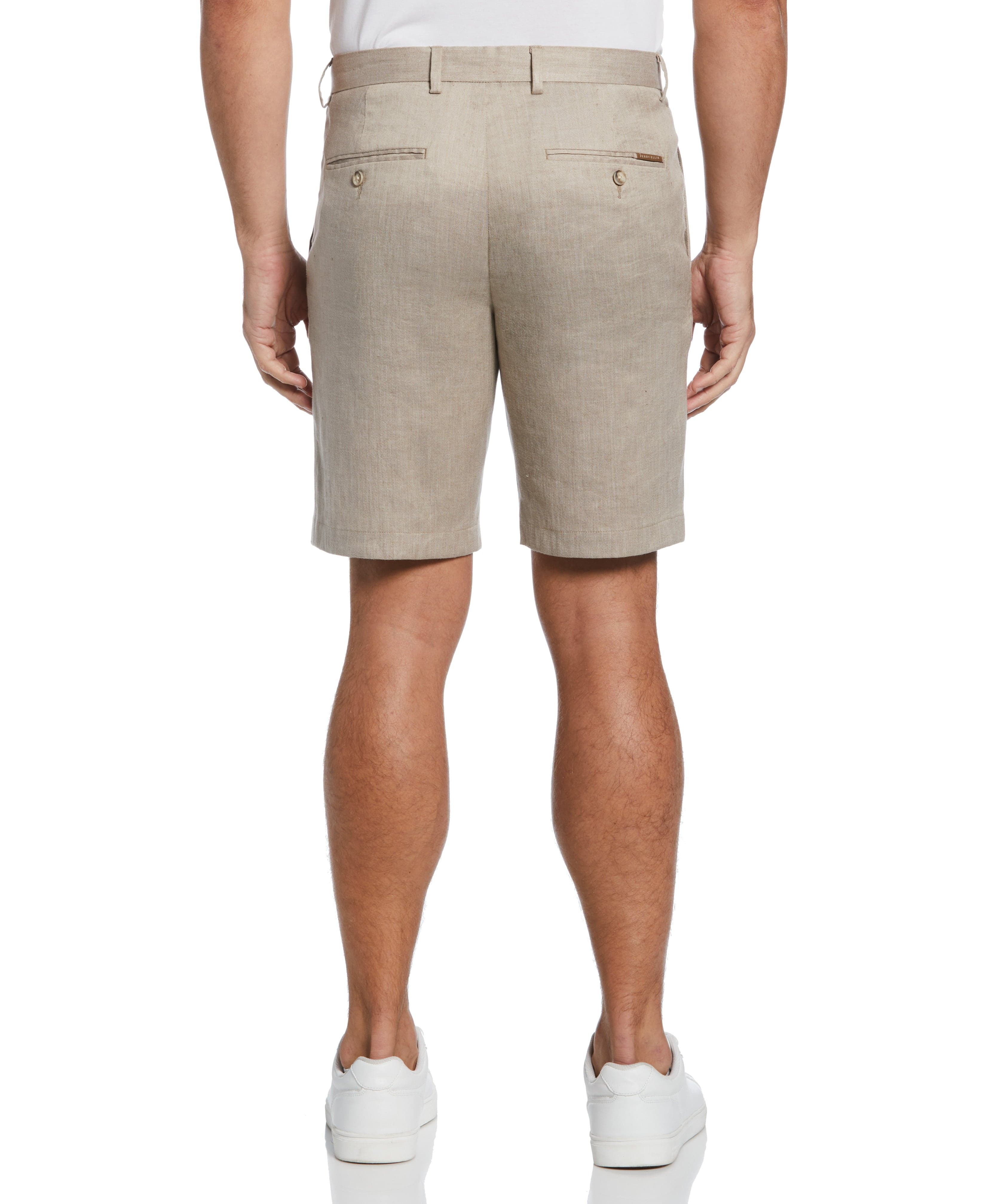 Linen Blend Summer Suit Short - Image 2