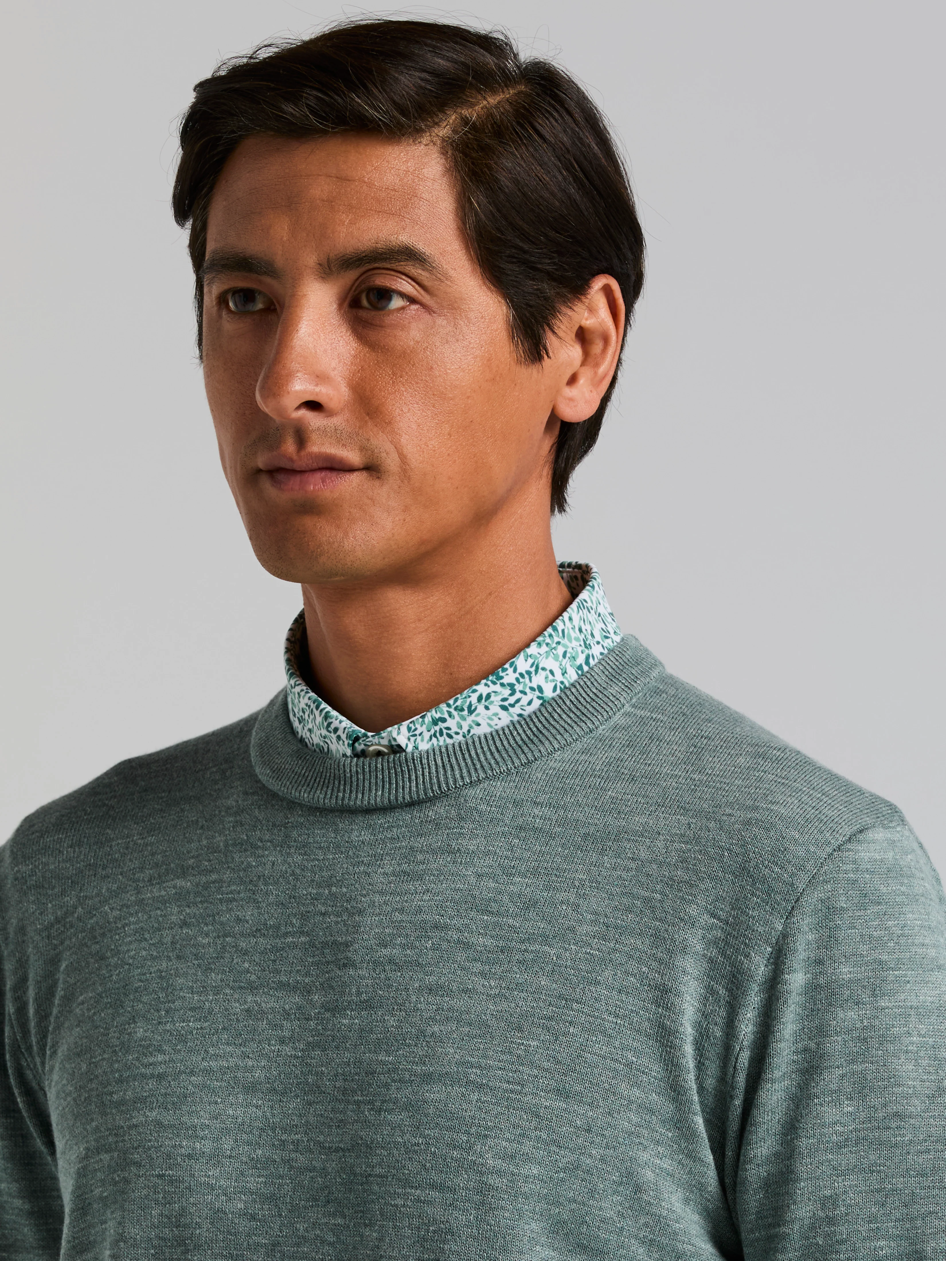 Space Dye Crew Neck Sweater - Image 2