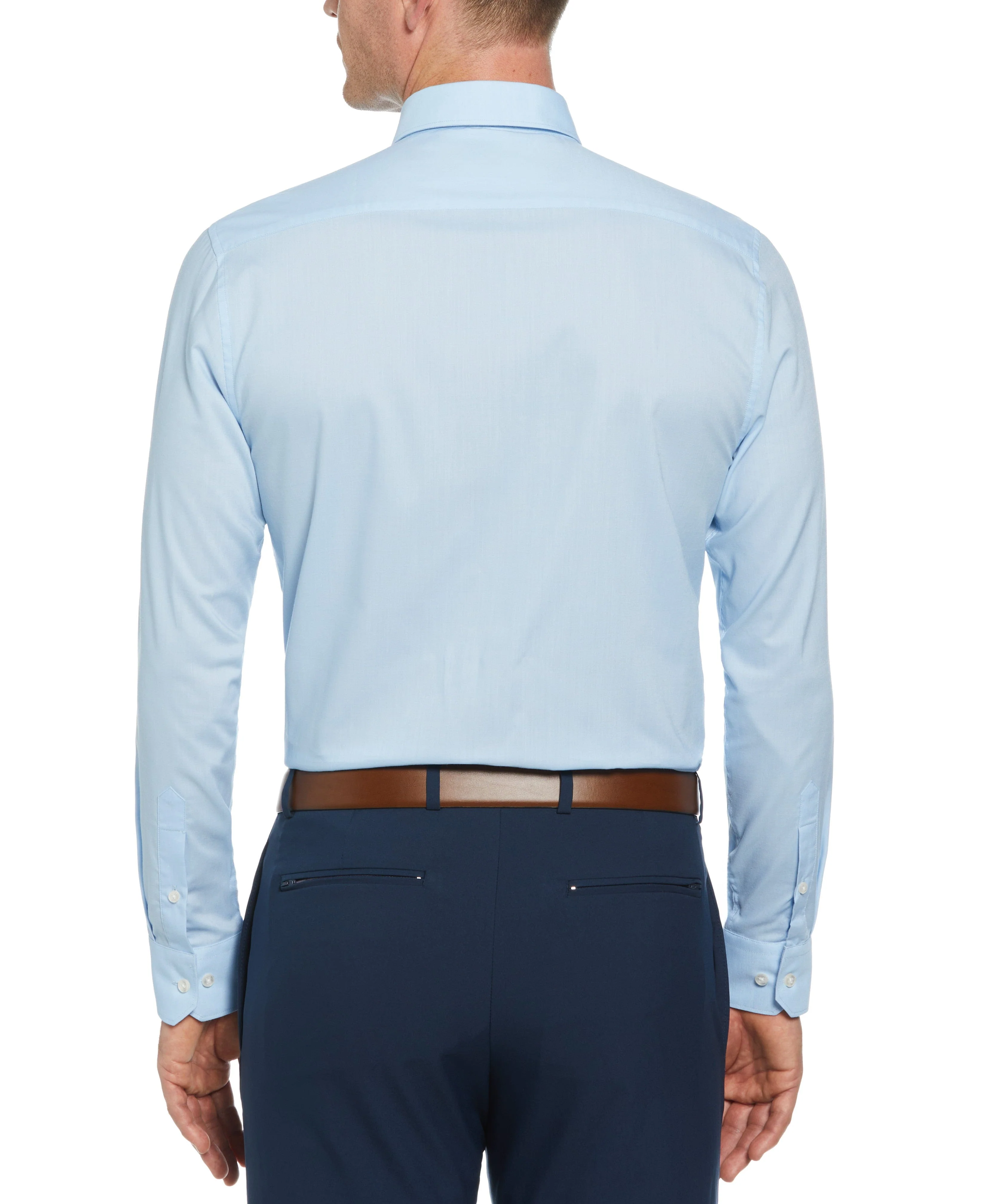 Slim Fit Luxe Button-Down TENCELâ„¢ Twill Dress Shirt - Image 2