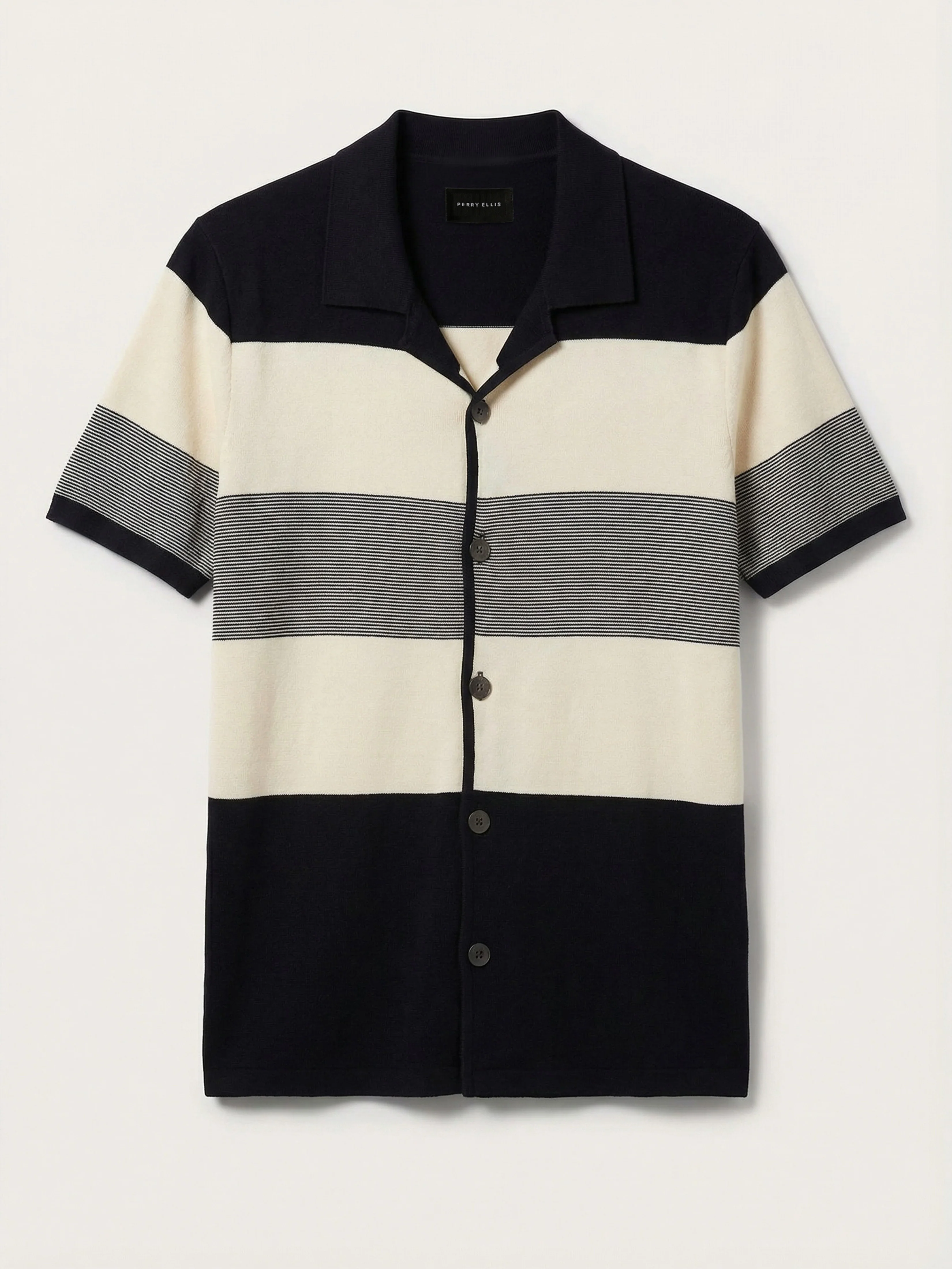 Color Block Button Front Sweater - Image 5