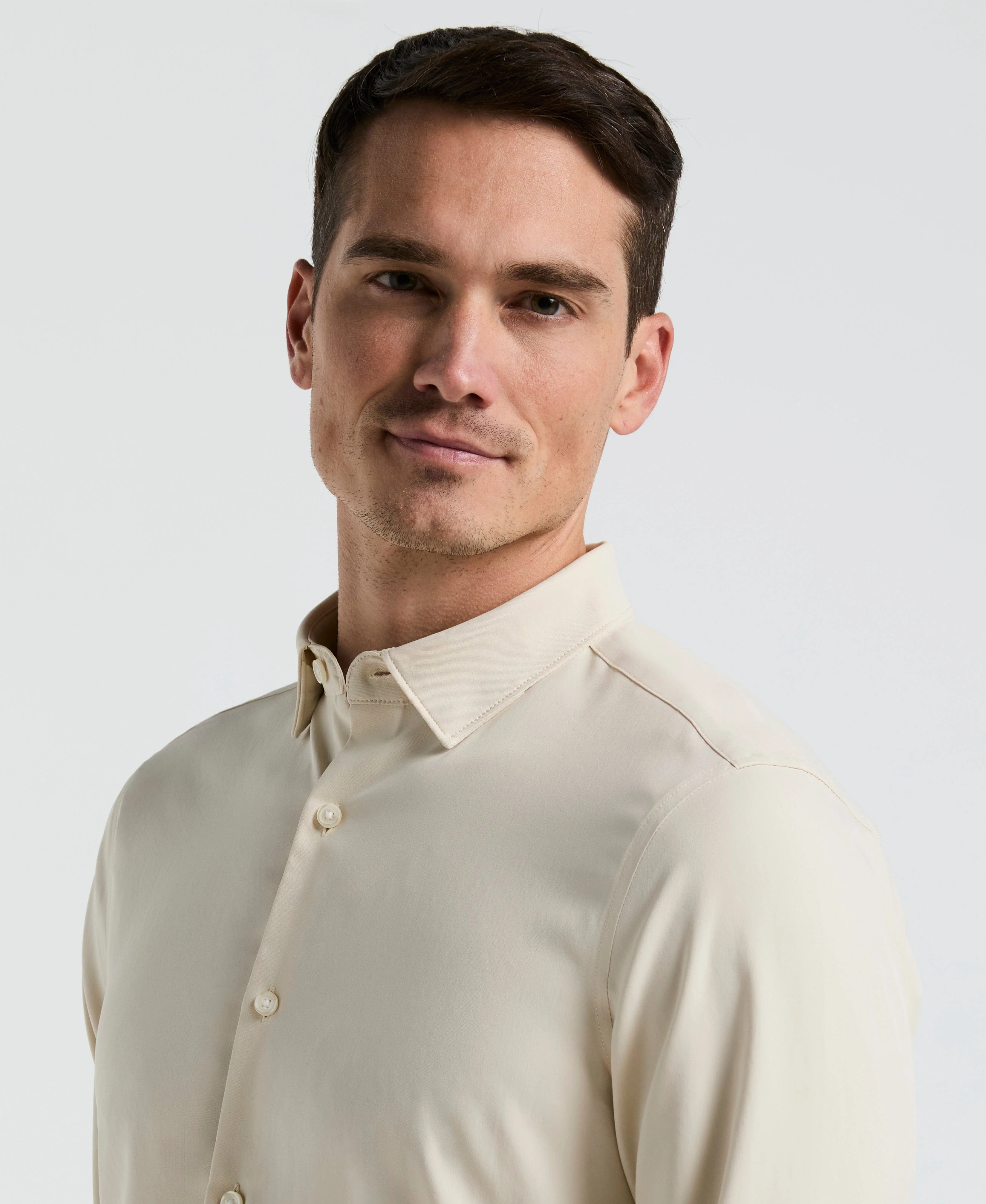 Untucked Total Stretch Slim Fit Shirt - Image 3
