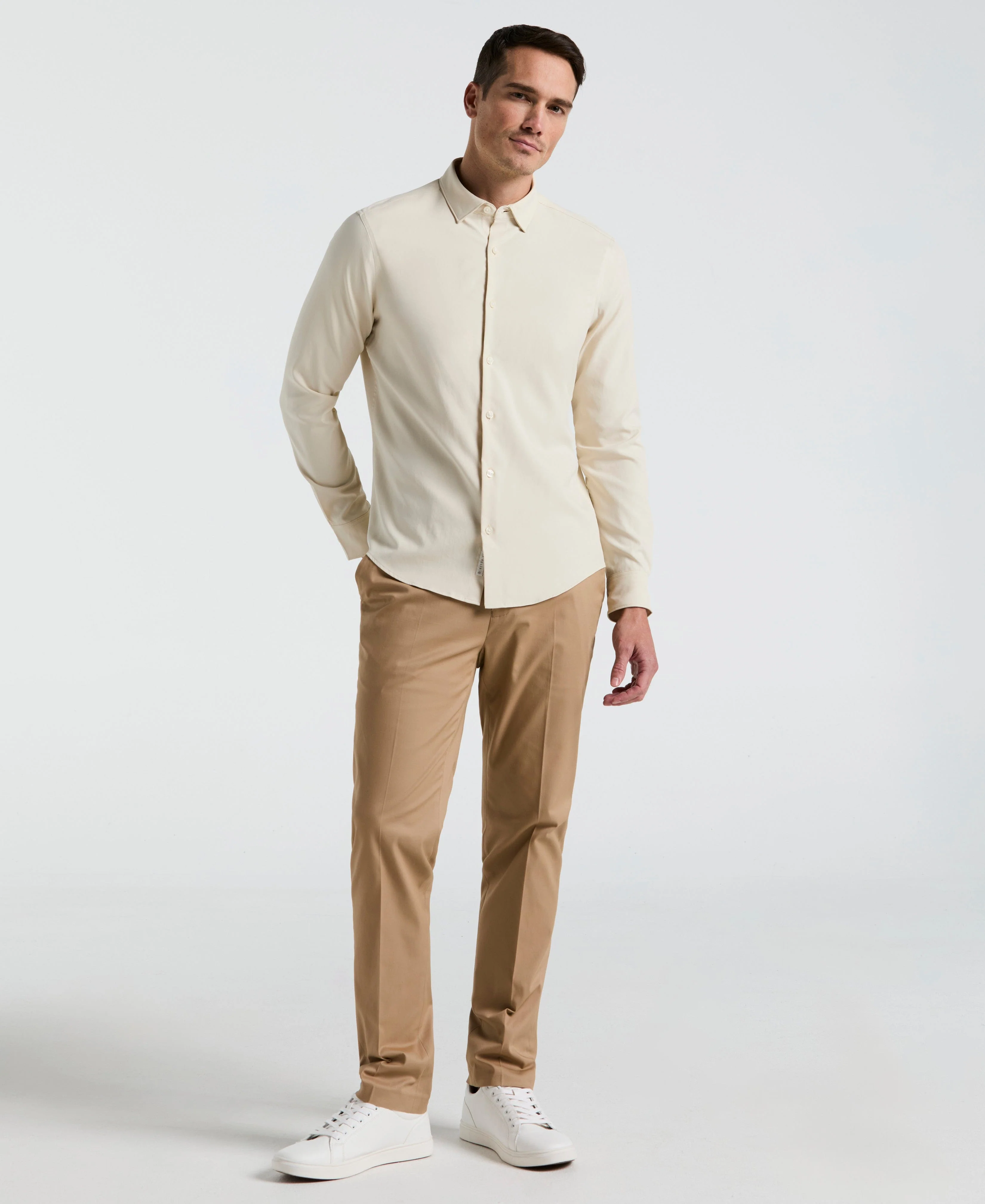 Untucked Total Stretch Slim Fit Shirt - Image 4