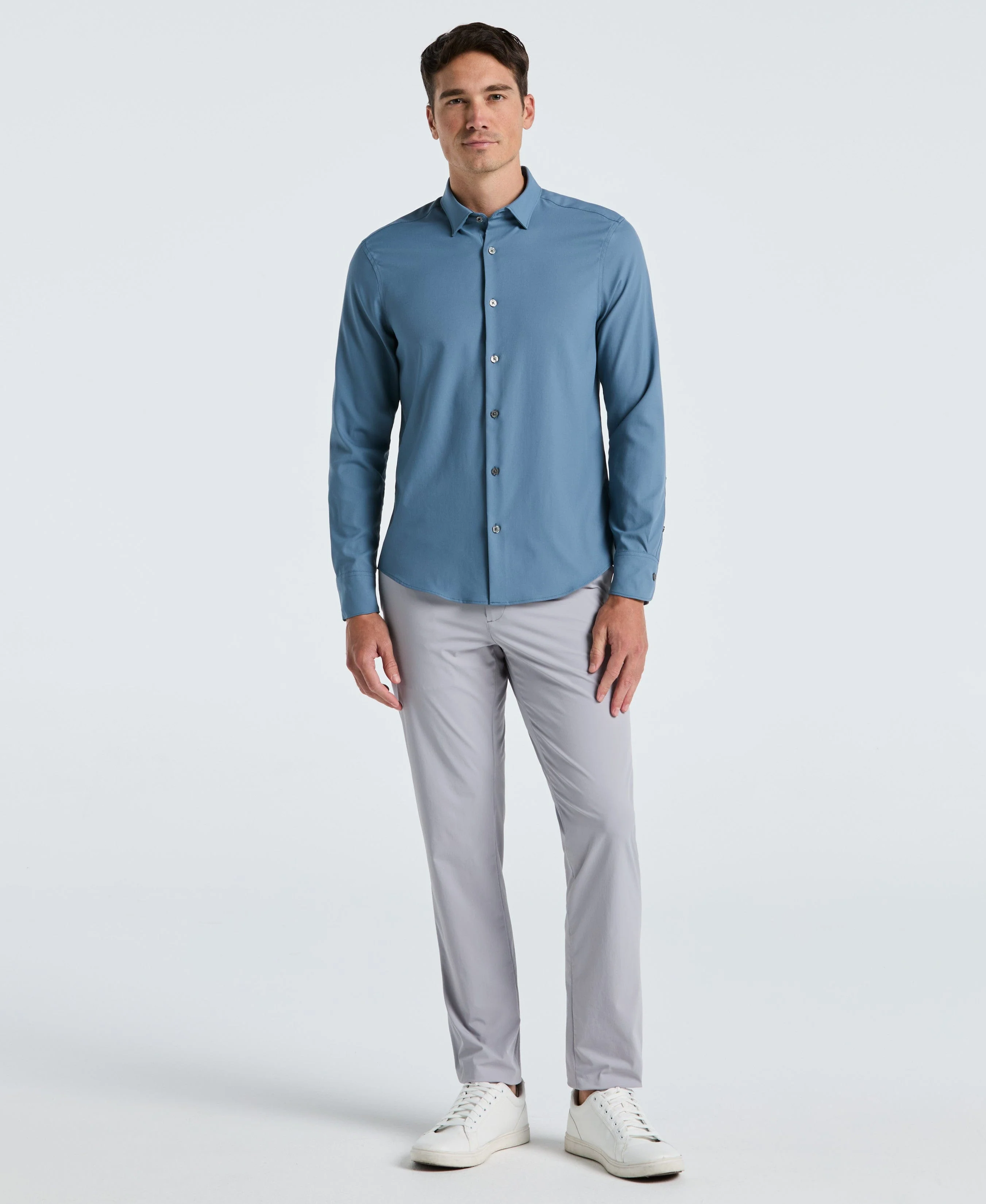 Untucked Total Stretch Slim Fit Shirt - Image 4