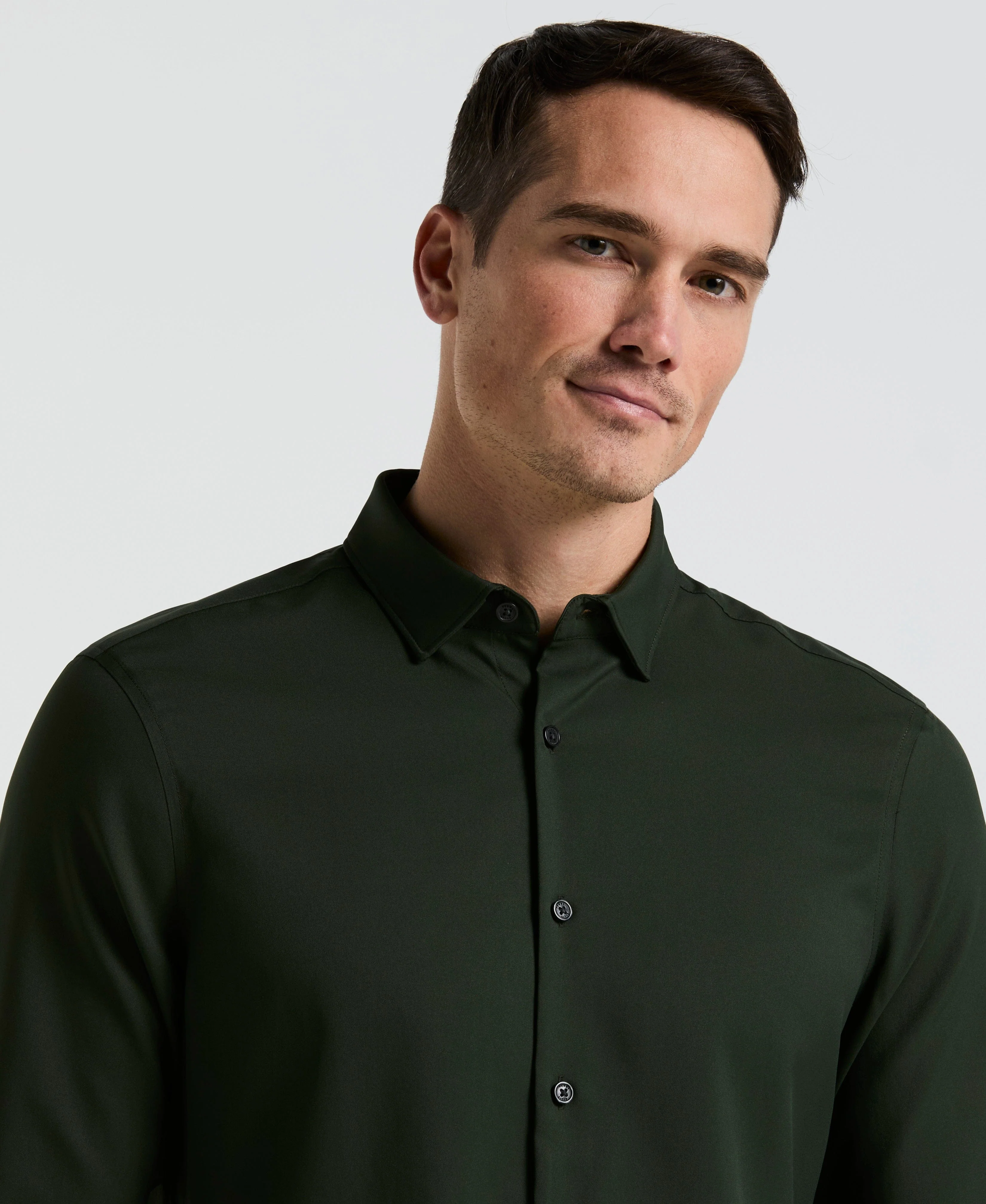 Untucked Total Stretch Slim Fit Shirt - Image 3