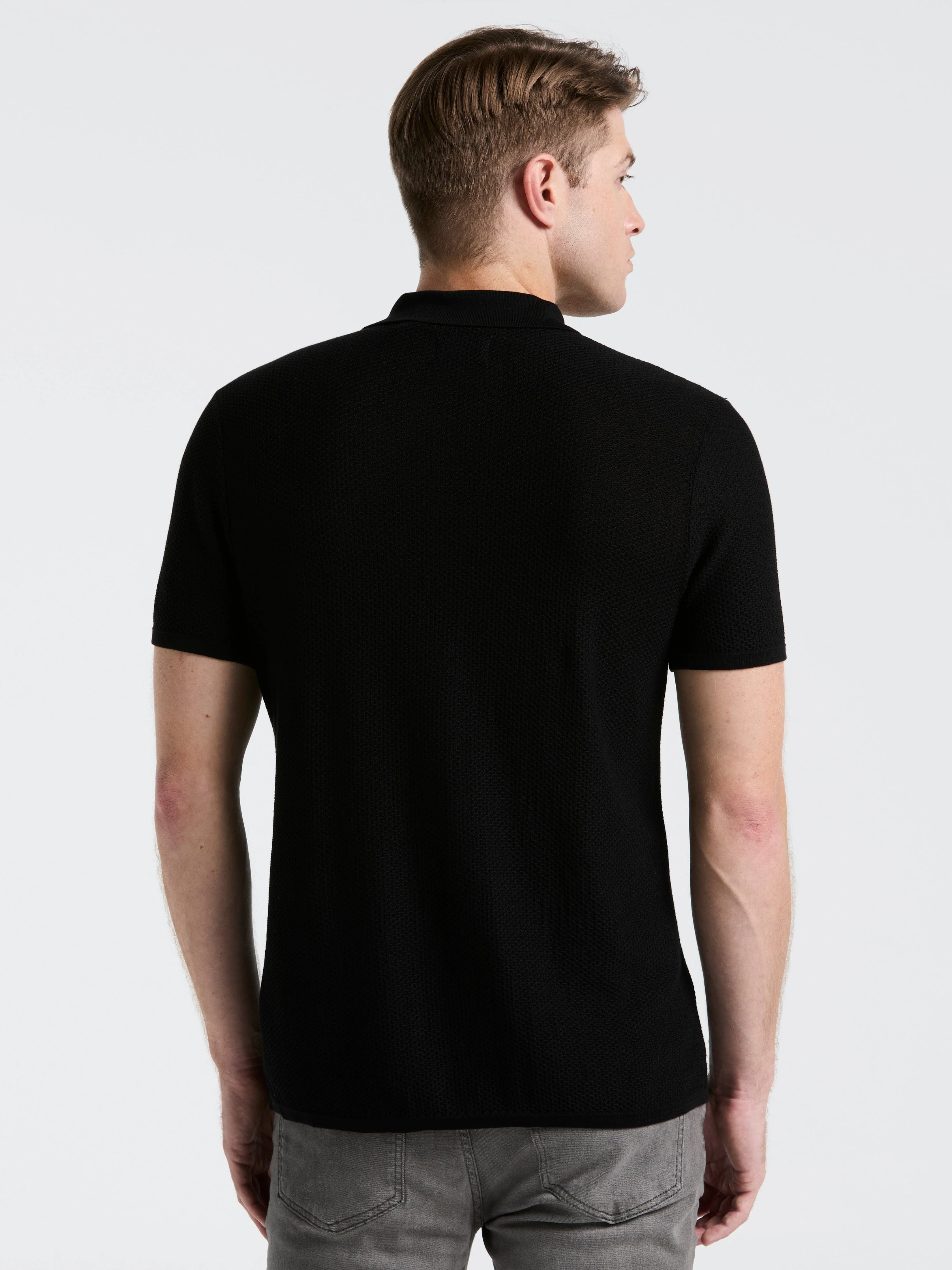 Short Sleeve Button Front Sweater - Image 9