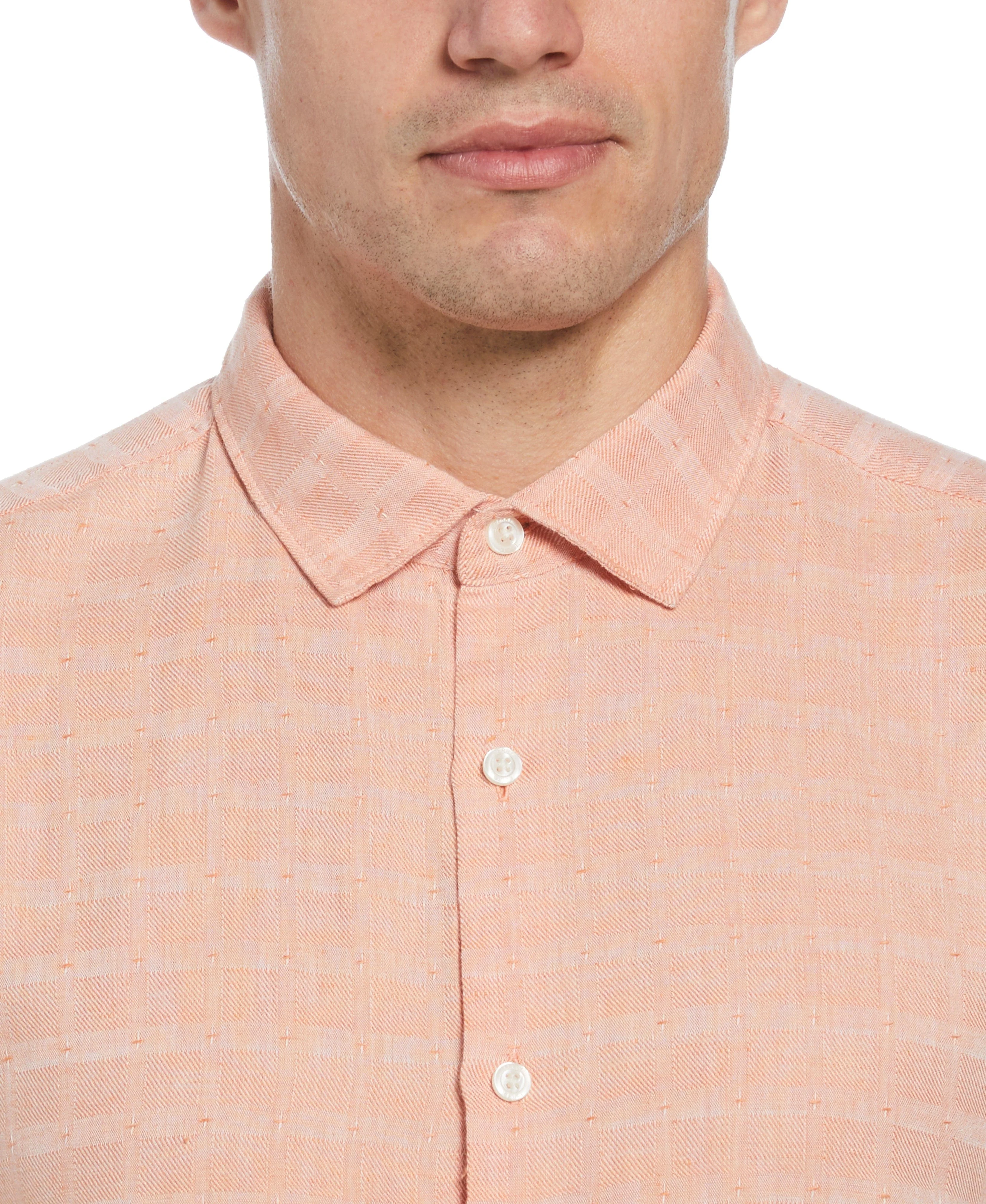 Linen Blend Textured Shirt - Image 3