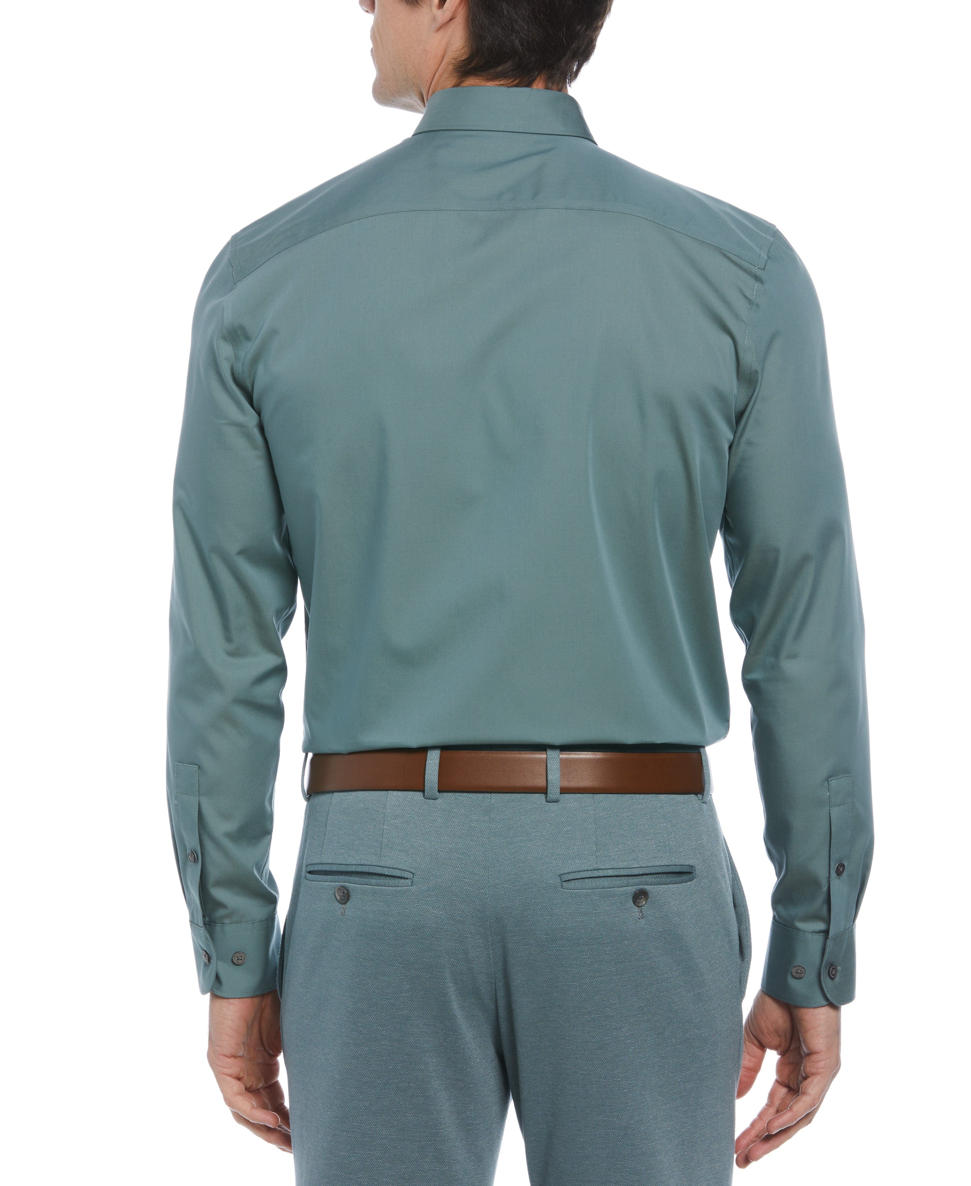 Non-Iron Twill Solid Shirt - Image 2