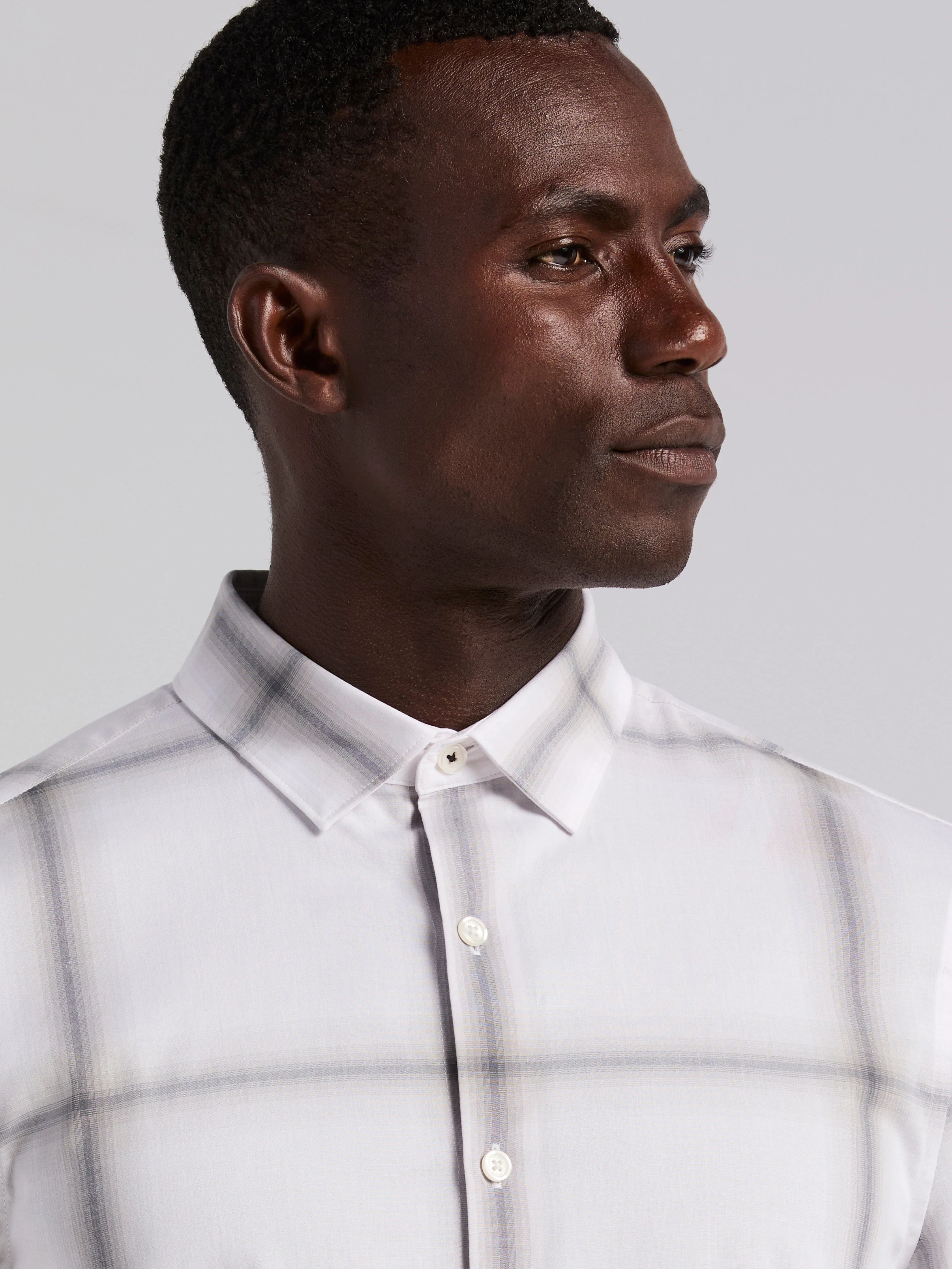 Ombre Plaid Poplin Shirt - Image 2