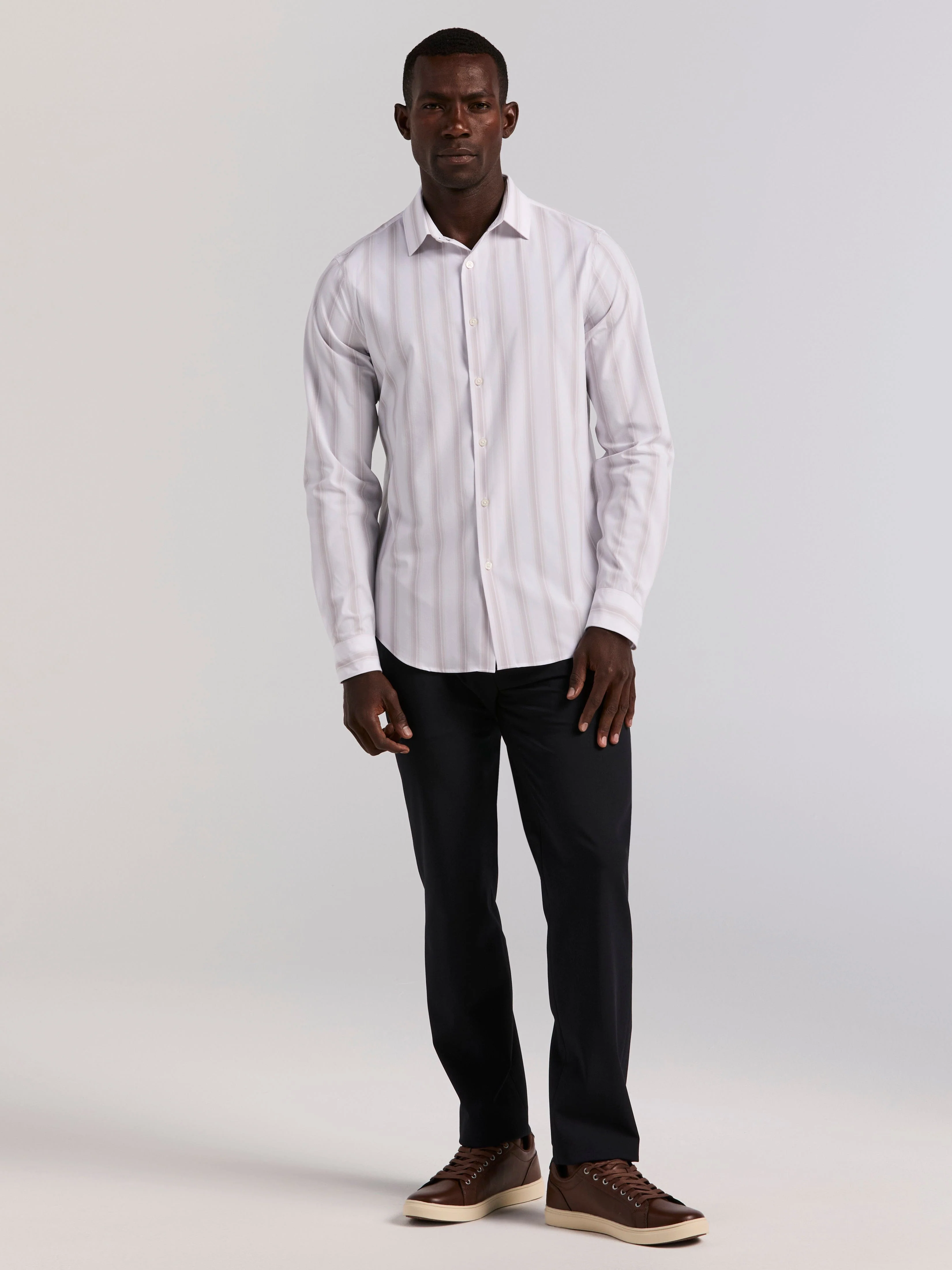 Ombre Stripe Slim Fit Shirt - Image 3