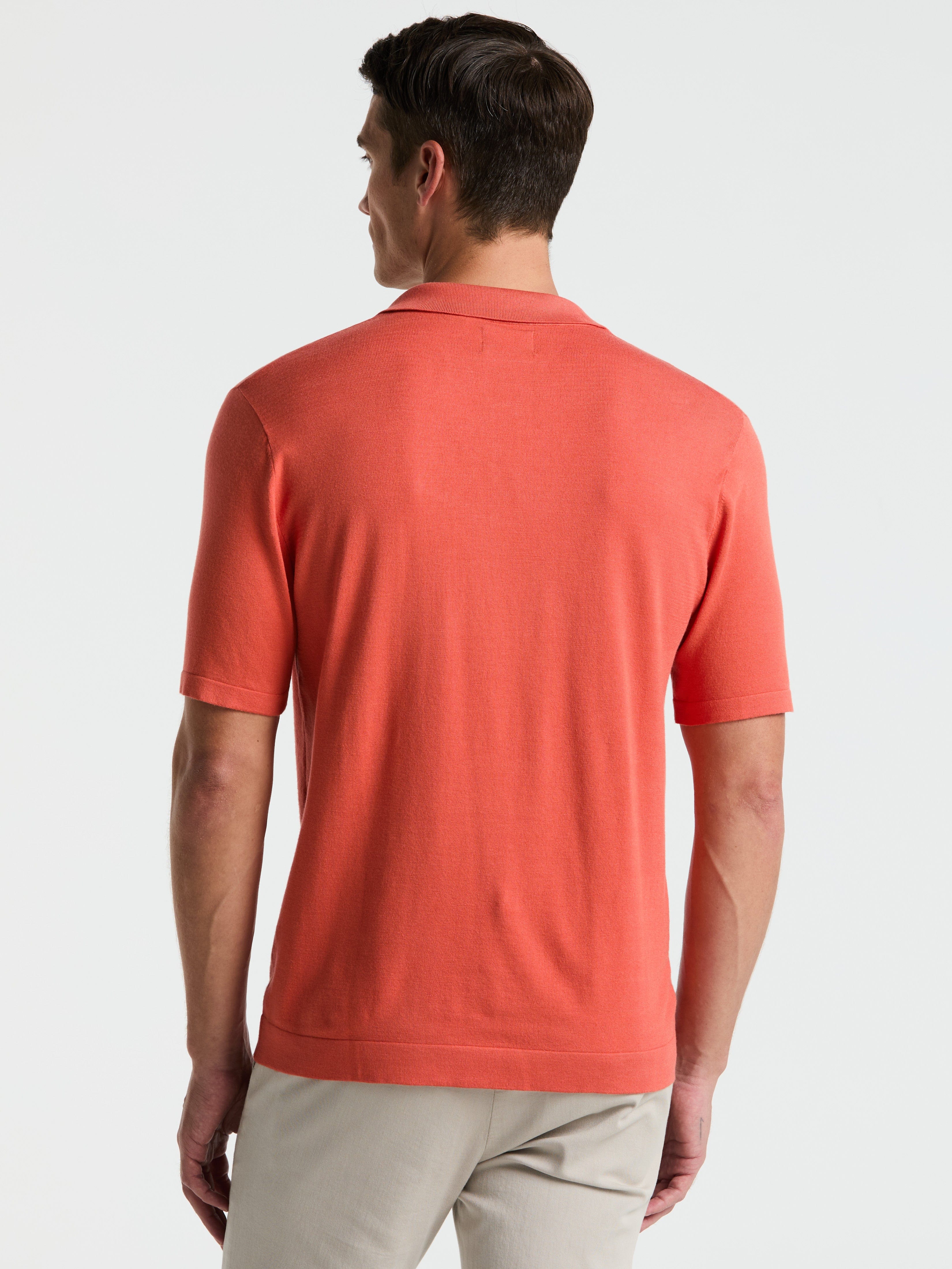 Tech Knit Open Collar Sweater Polo - Image 2