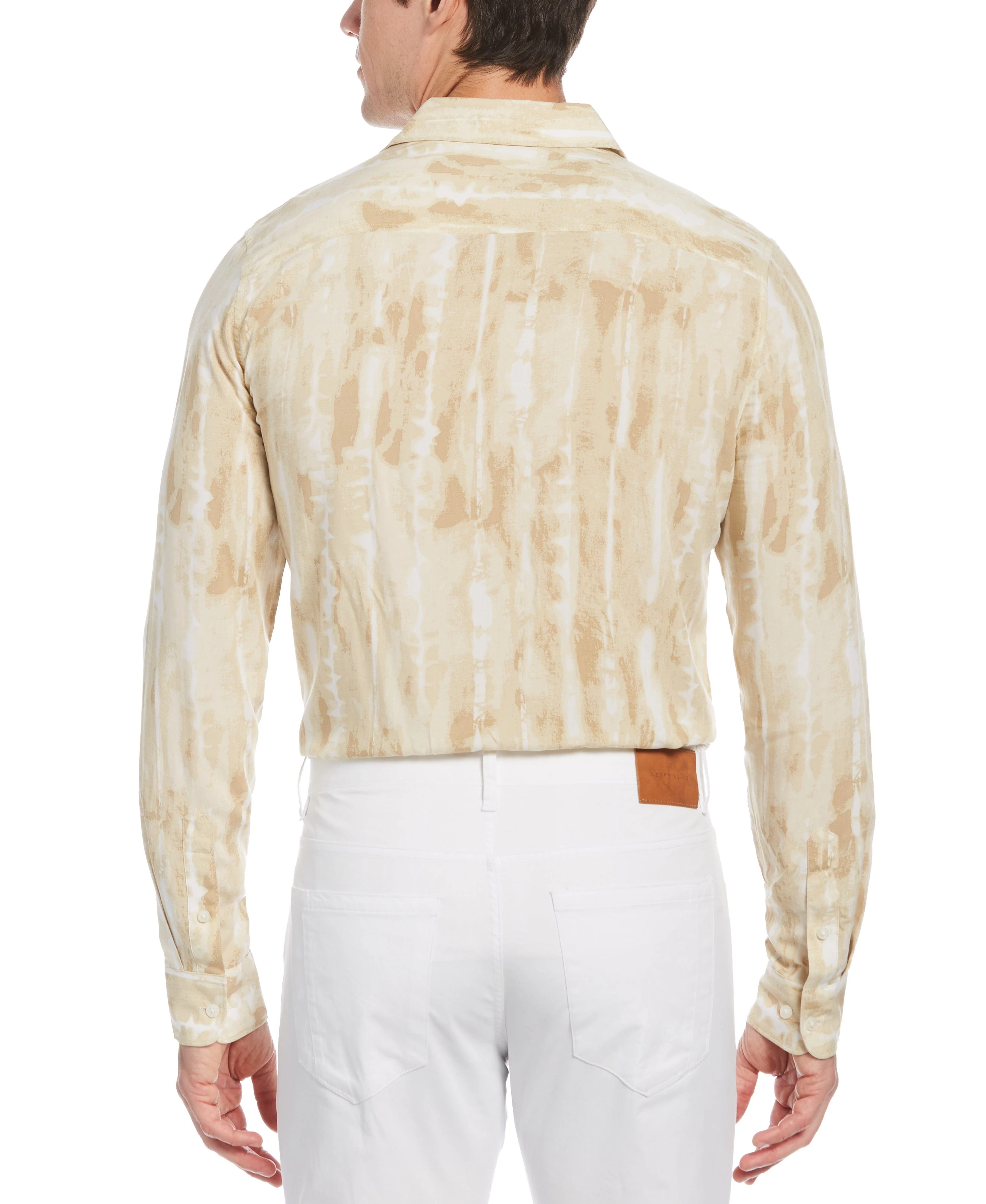 Paint Stripe Soft Long Sleeve Button-Down Shirt - Image 2
