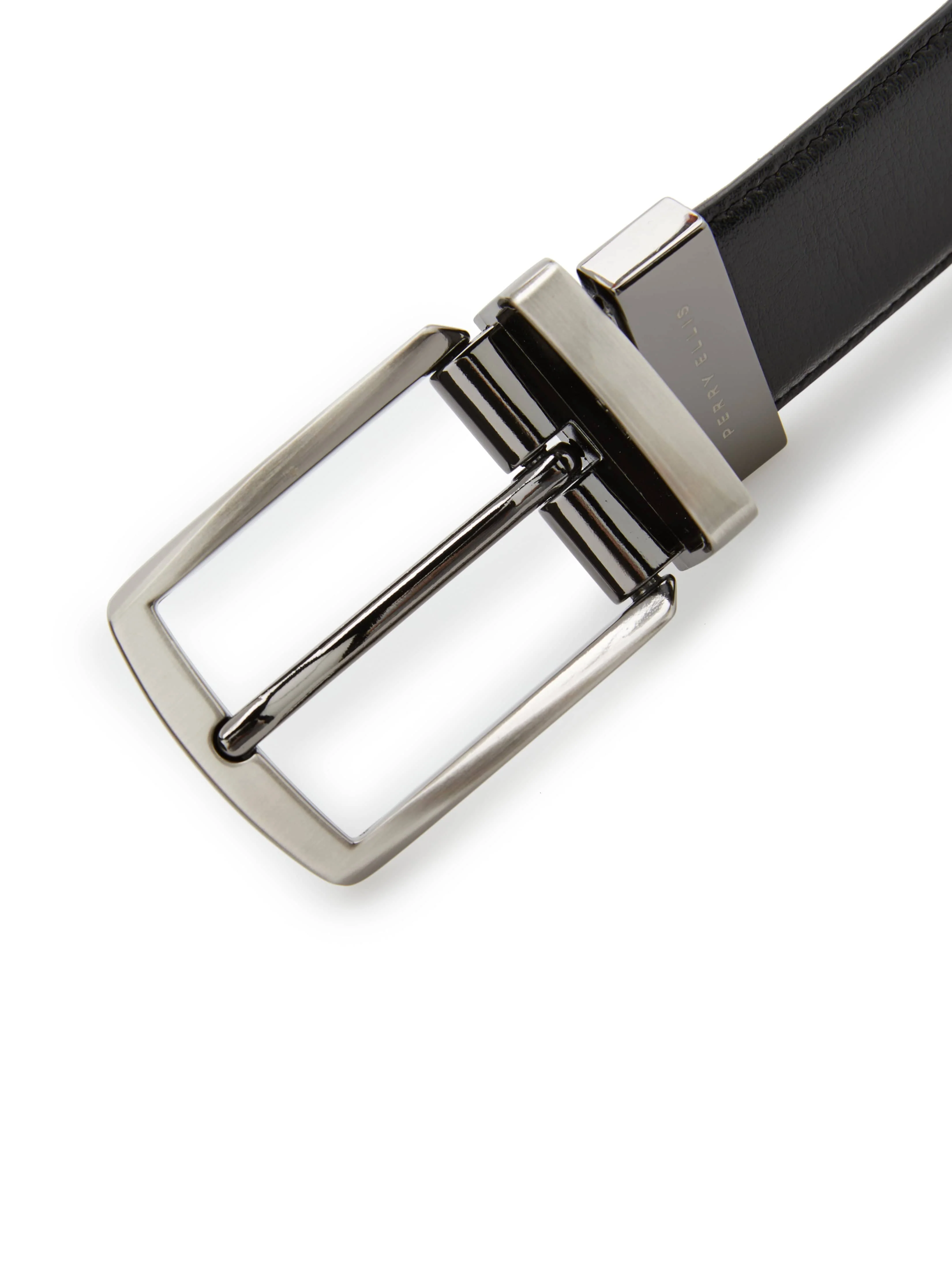 Park Slope Black Leather Belt - Image 2