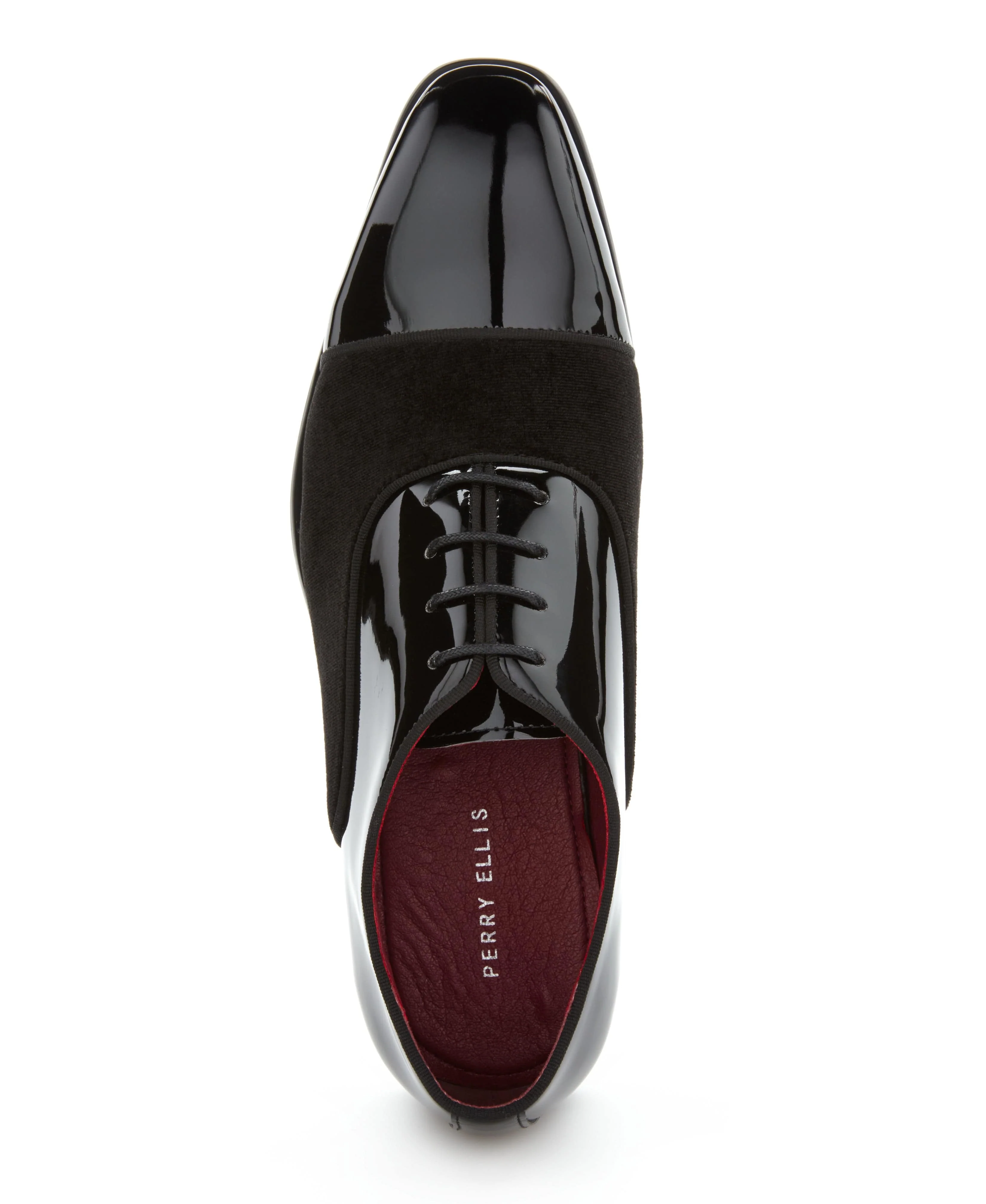 Patent Velvet Cap Toe Oxford - Image 4