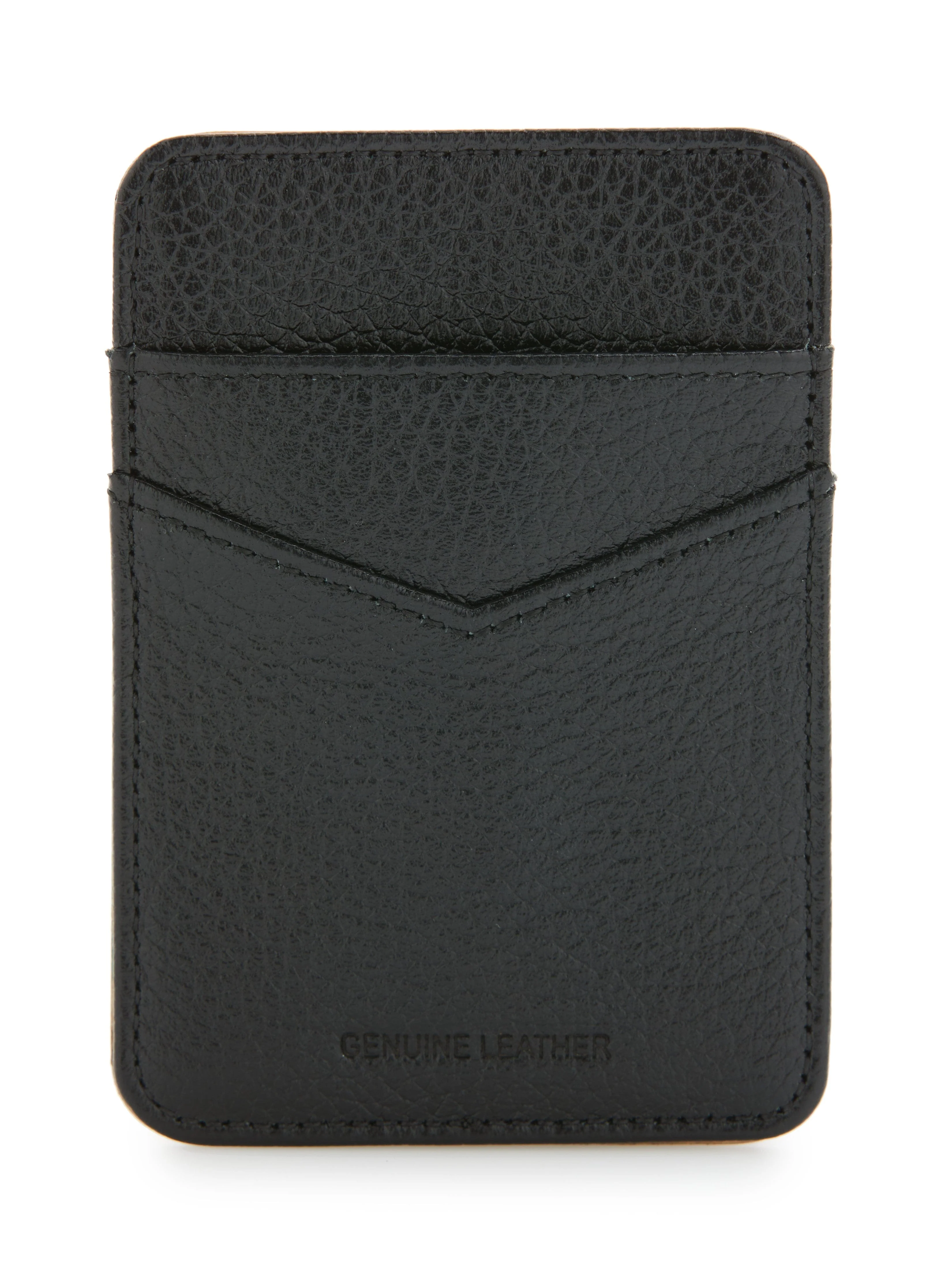 Pebble Leather Phone Card Holder - Image 2