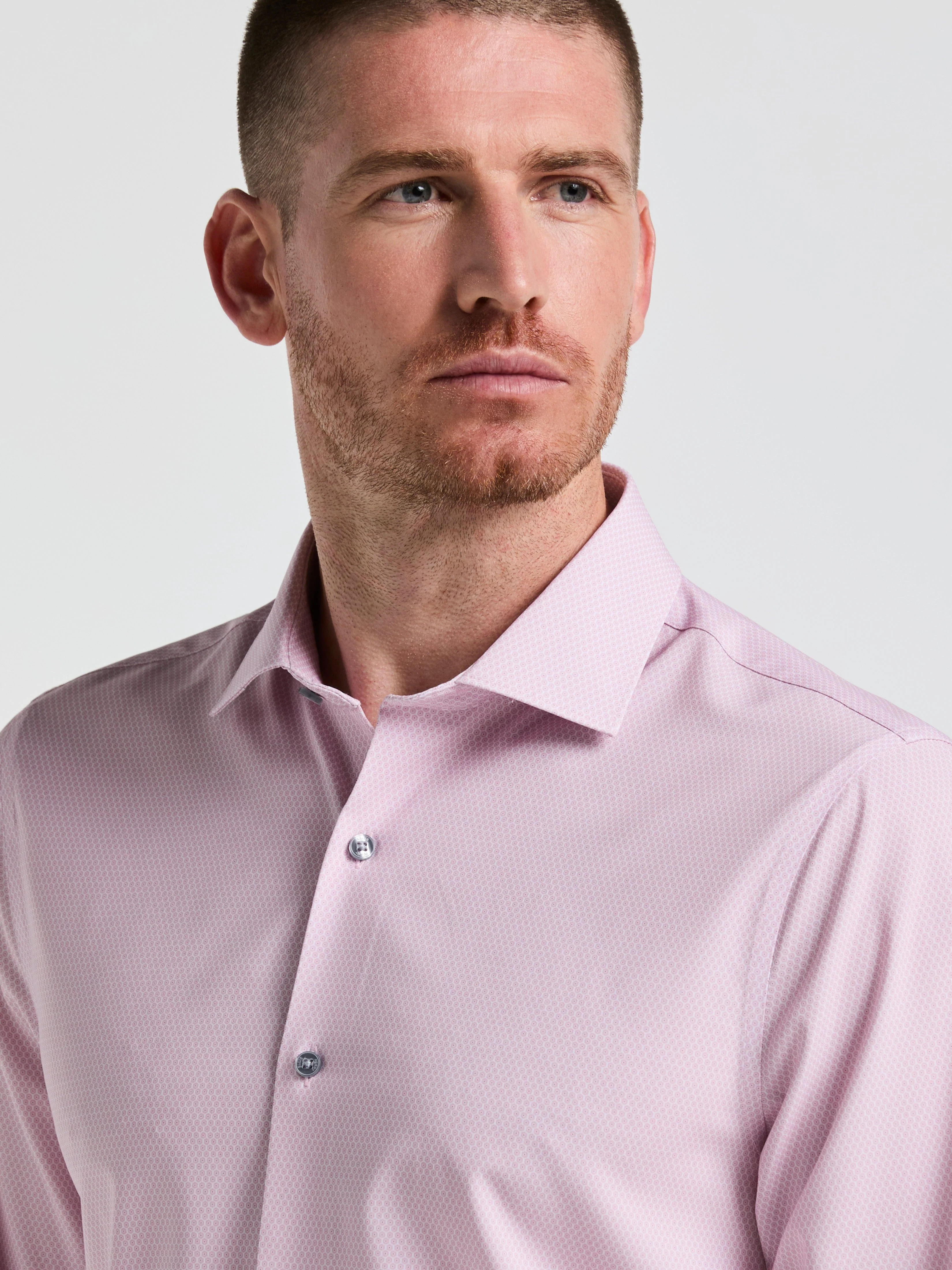 Performance Tech Geo Print Dress Shirt - Image 2