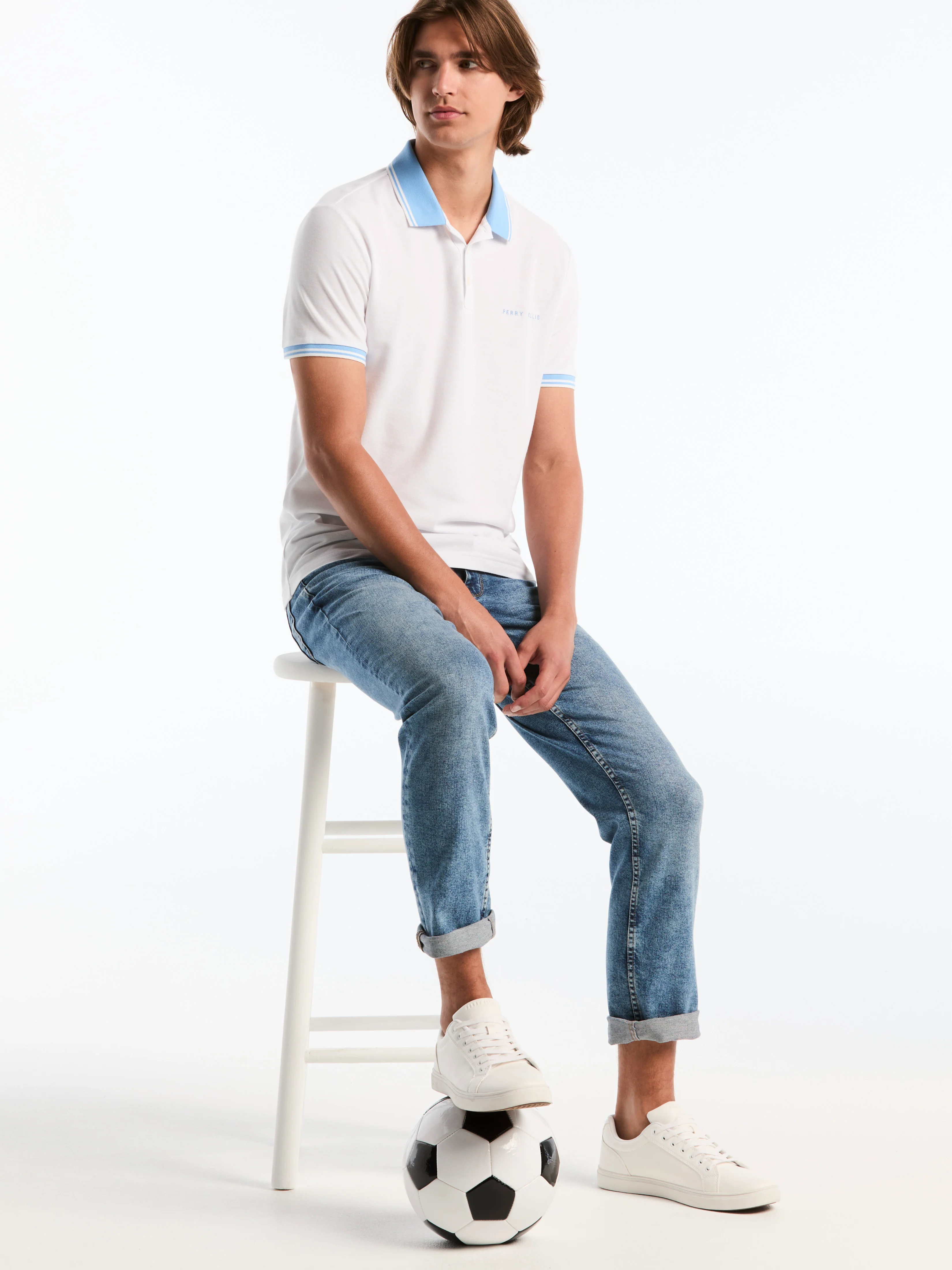 Cotton Pique Polo Shirt Argentina Edition - Image 3